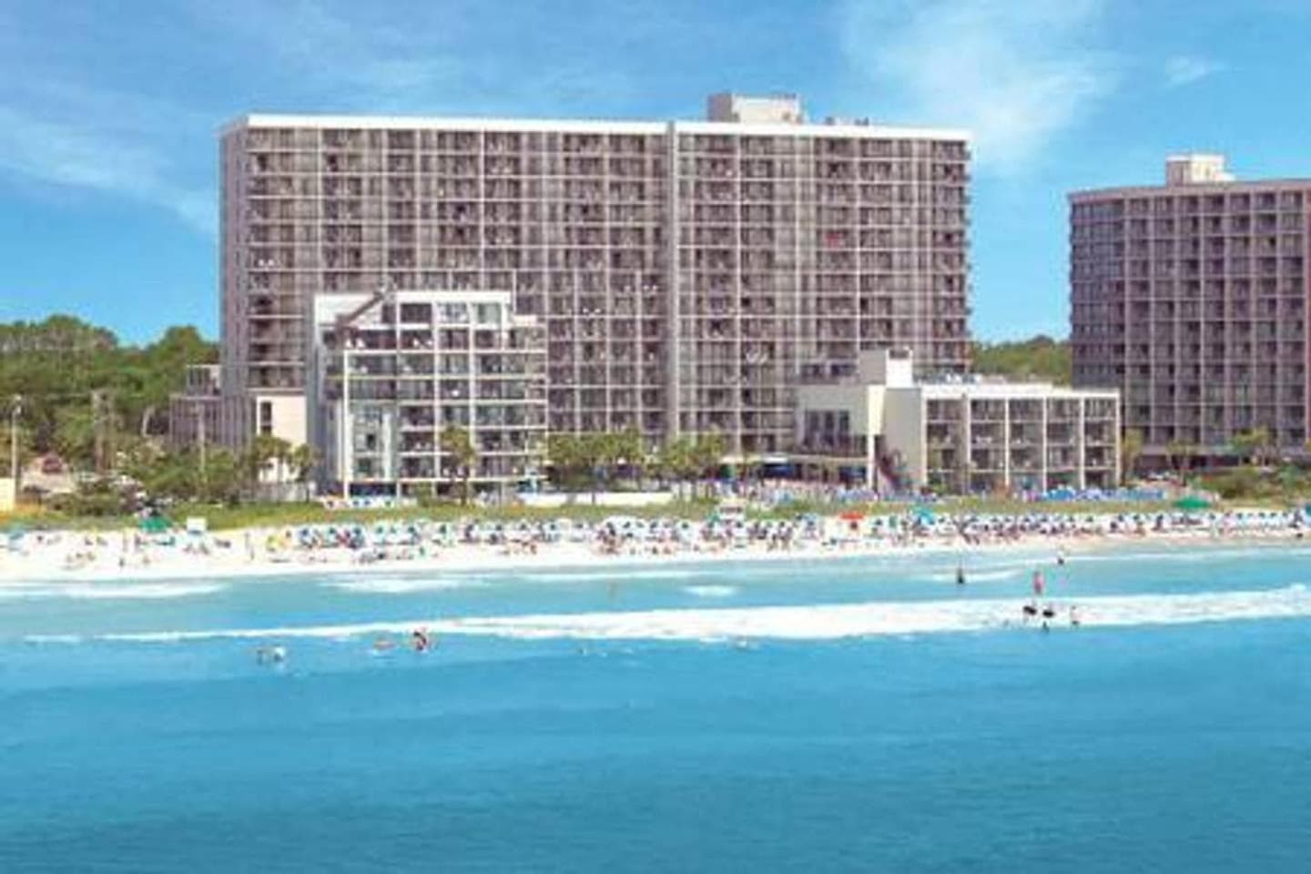 453 Shore Fun Oceanfront Great Location featured exterior or lobby in Myrtle Beach, SC — similar hotel