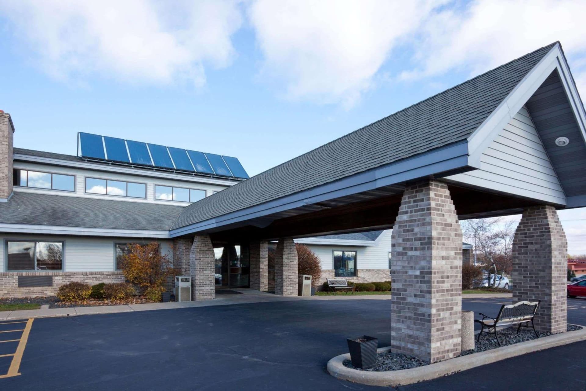 AmericInn by Wyndham Monroe featured exterior or lobby in Monroe, WI — similar hotel