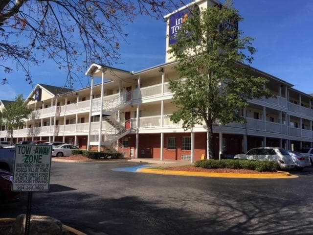 InTown Suites Extended Stay Jacksonville FL - Baymeadows featured exterior or lobby in Jacksonville, FL — similar hotel