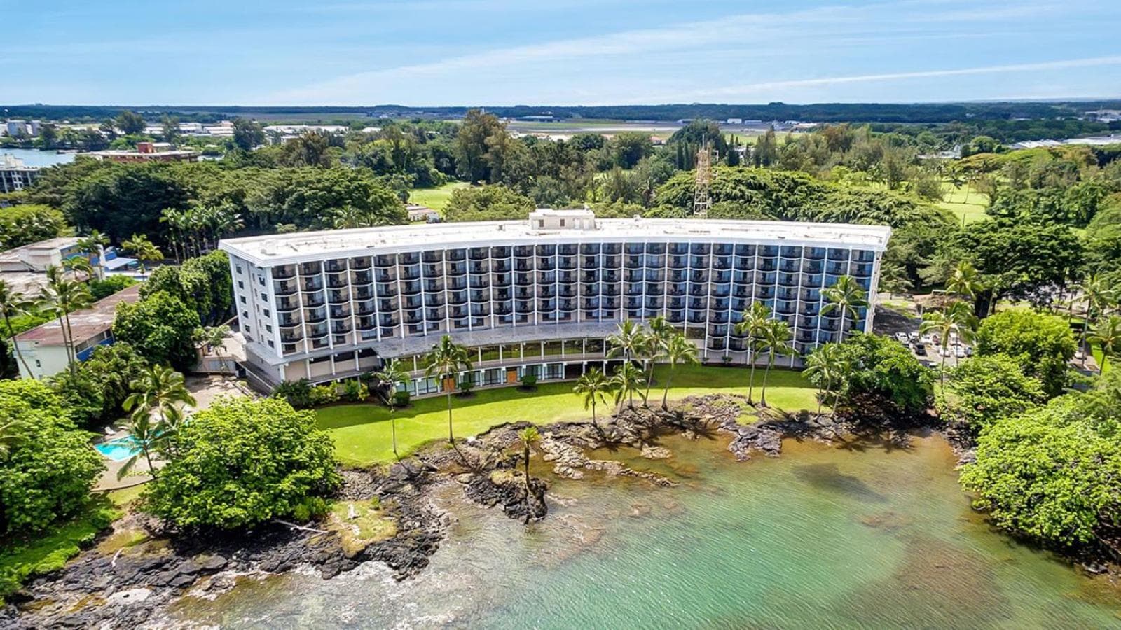Hilo Hawaiian Hotel, Trademark Collection by Wyndham featured exterior or lobby in Hilo, HI — similar hotel