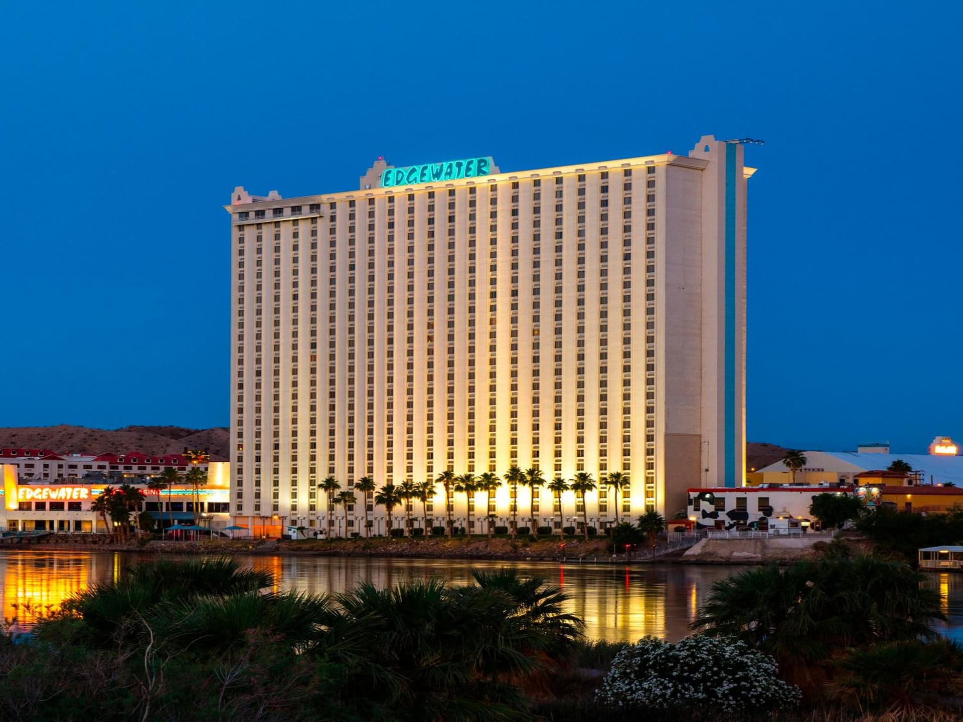 The Edgewater Hotel and Casino featured exterior or lobby in Laughlin, NV — similar hotel