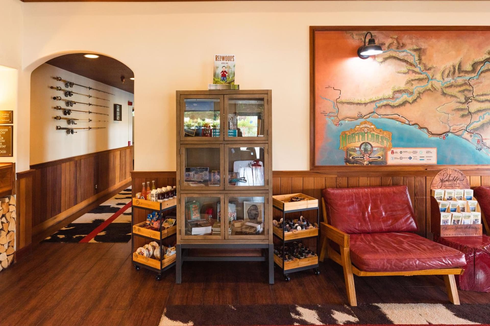The Redwood Riverwalk, a boutique hotel interior in Fortuna, CA — gallery photo 2