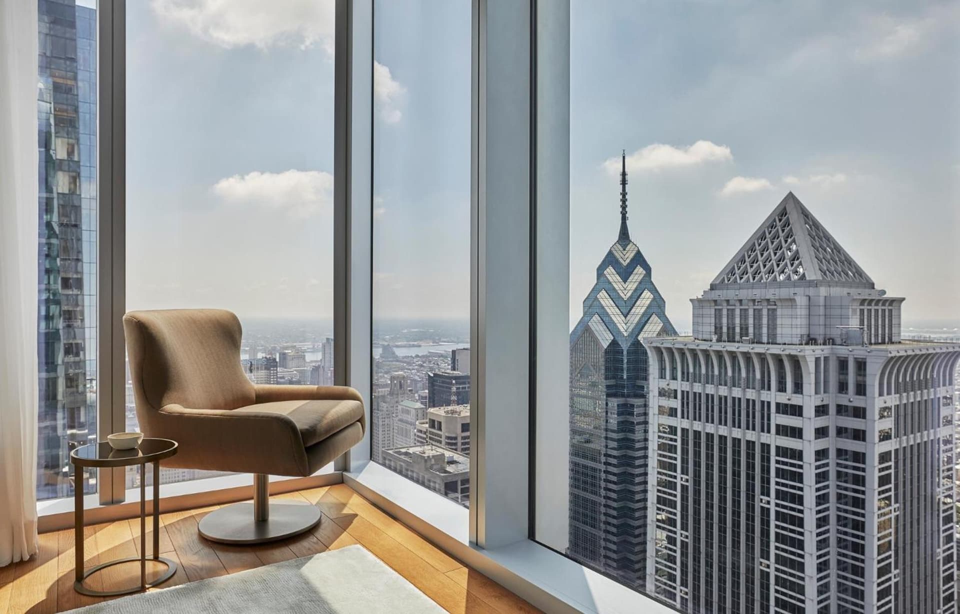 Four Seasons Hotel Philadelphia at Comcast Center property views in Philadelphia, PA — gallery photo 3