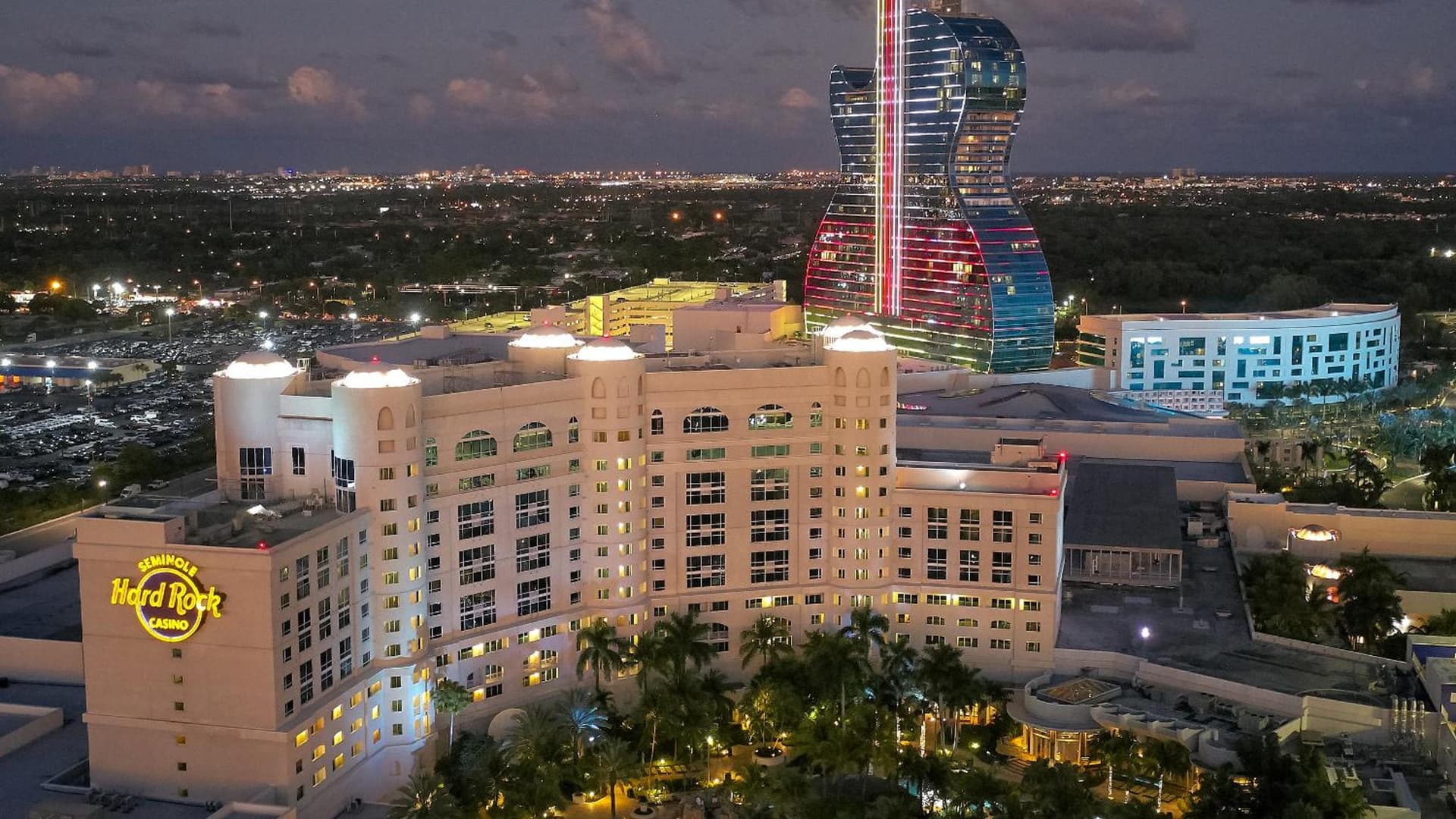 The Guitar Hotel at Seminole Hard Rock exterior or lobby in Hollywood, FL — main listing photo