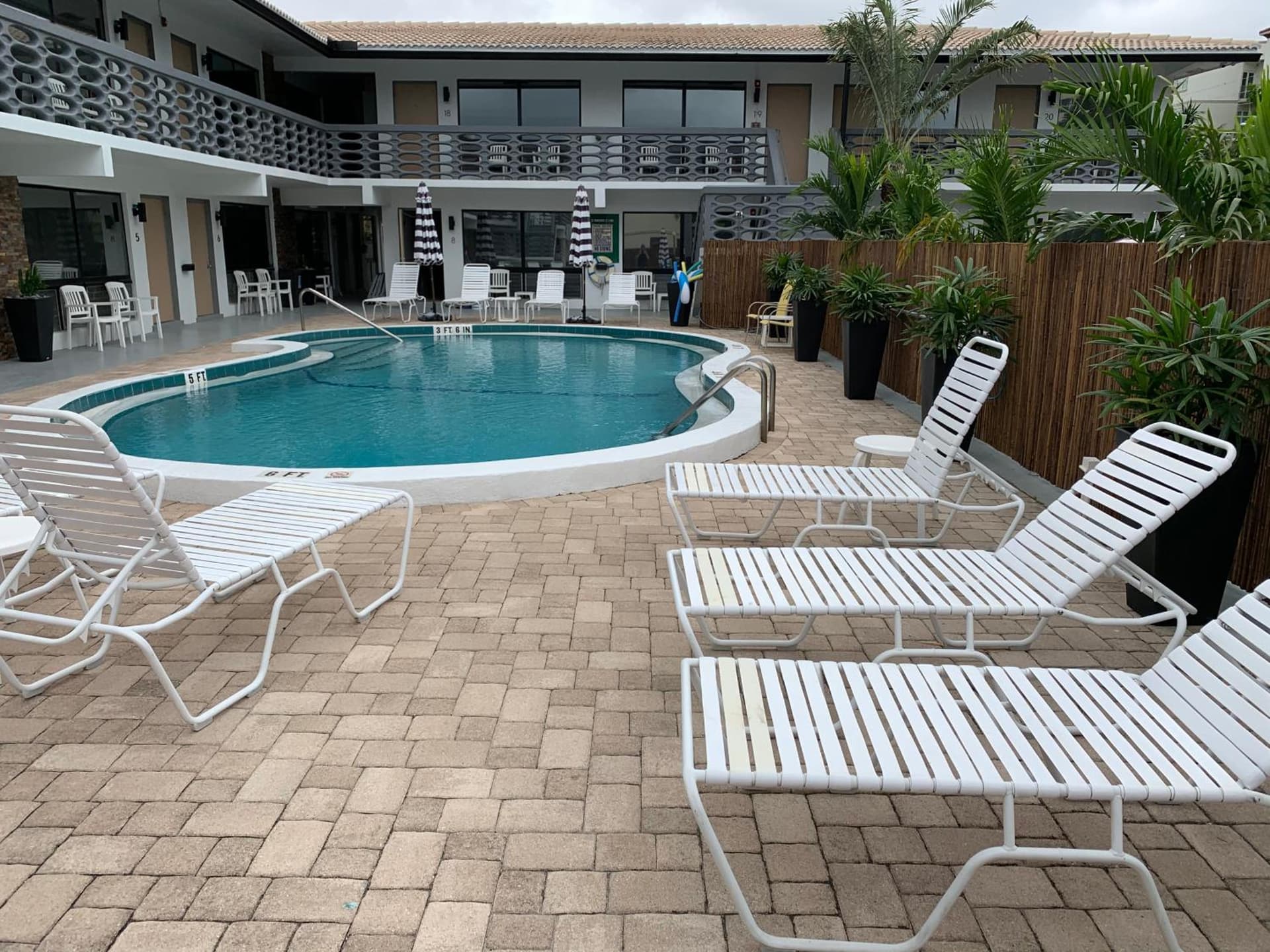Ocean Villas of Deerfield property views in Deerfield Beach, FL — gallery photo 3