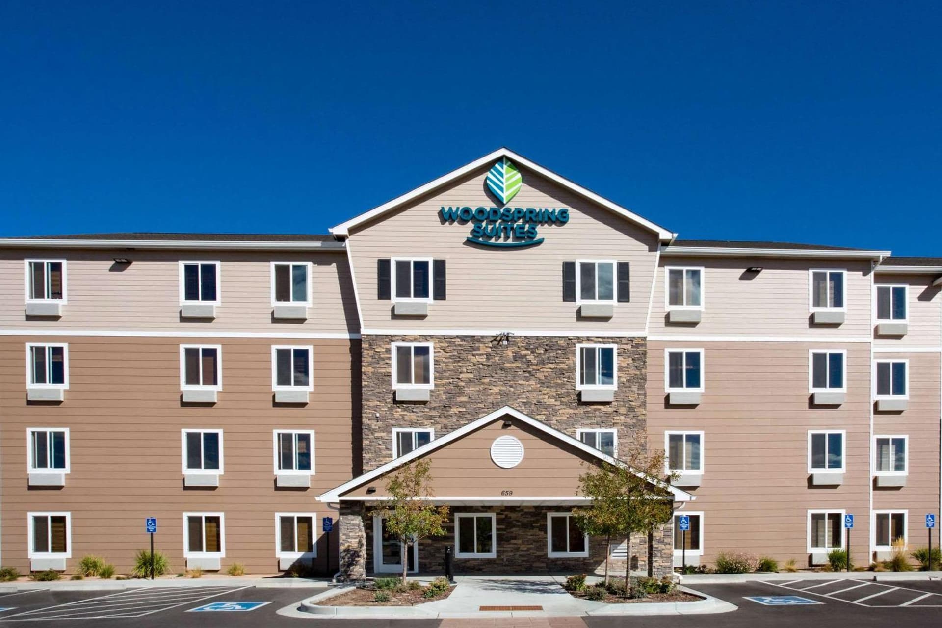 WoodSpring Suites Grand Junction property views in Grand Junction, CO — gallery photo 3
