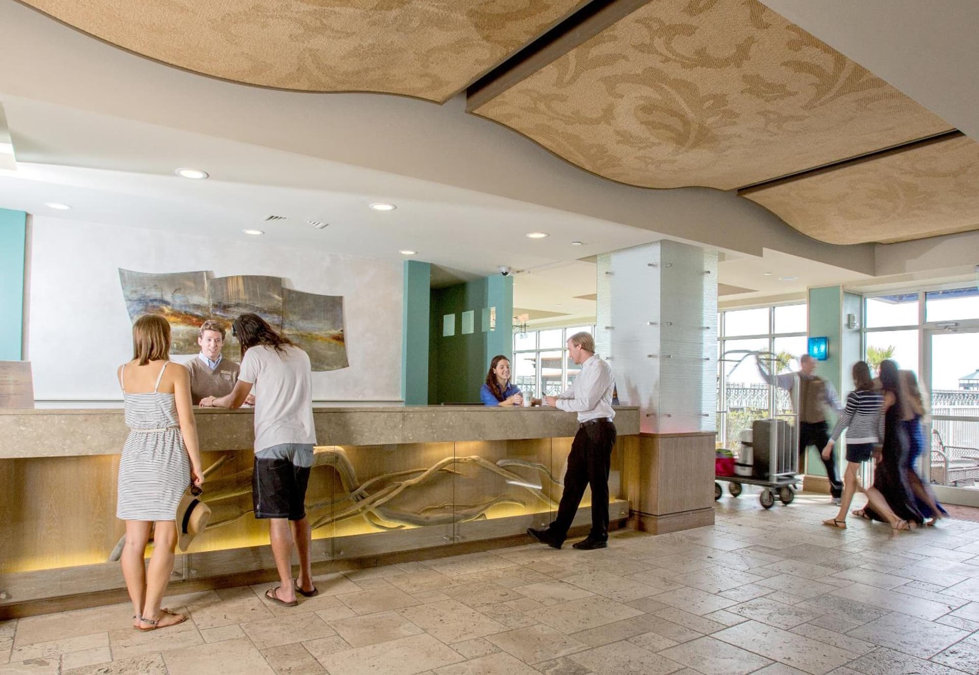 Tides Folly Beach, Charleston's Oceanfront Hotel interior in Folly Beach, SC — gallery photo 2