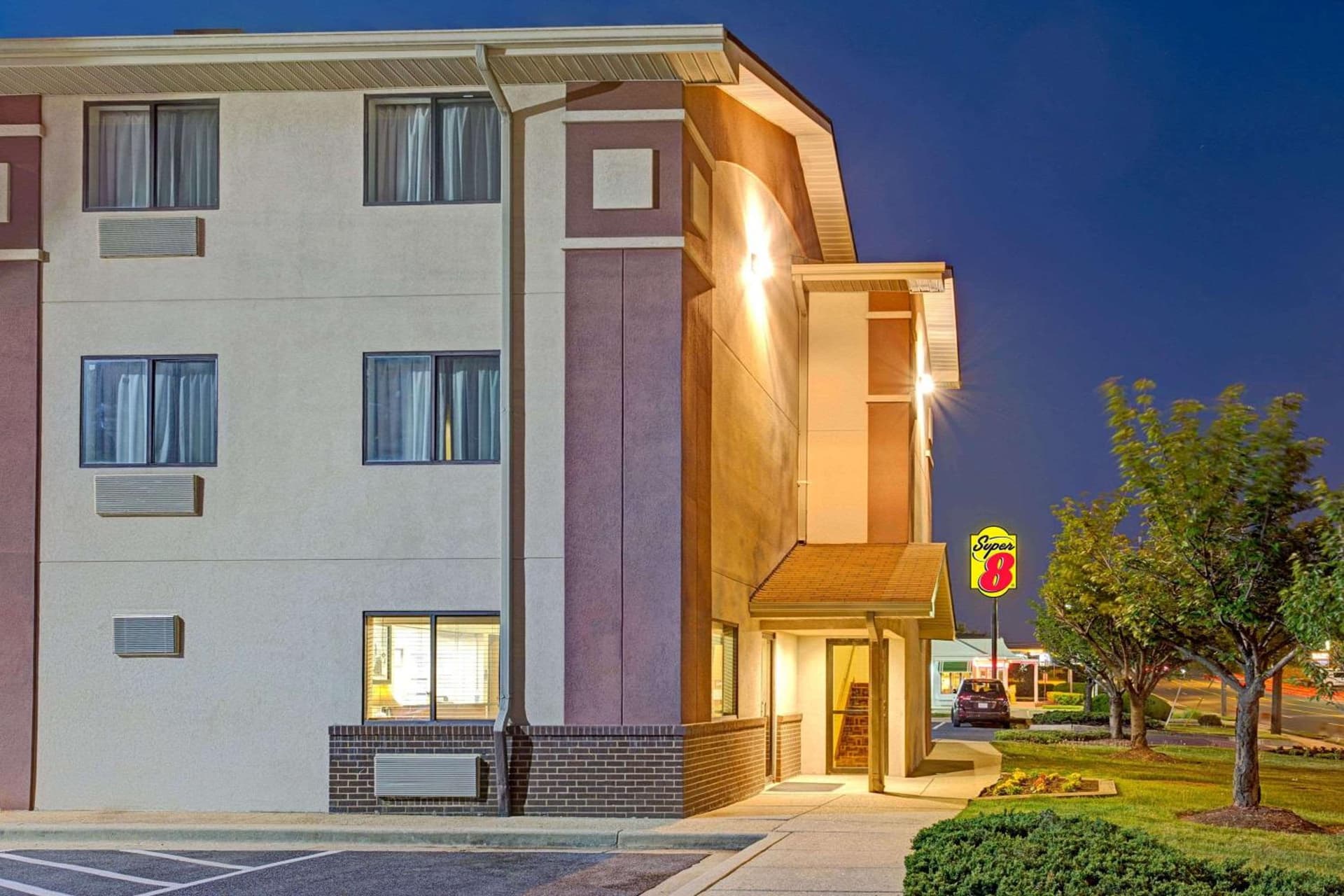 Super 8 by Wyndham College Park Wash DC Area featured exterior or lobby in College Park, MD — similar hotel