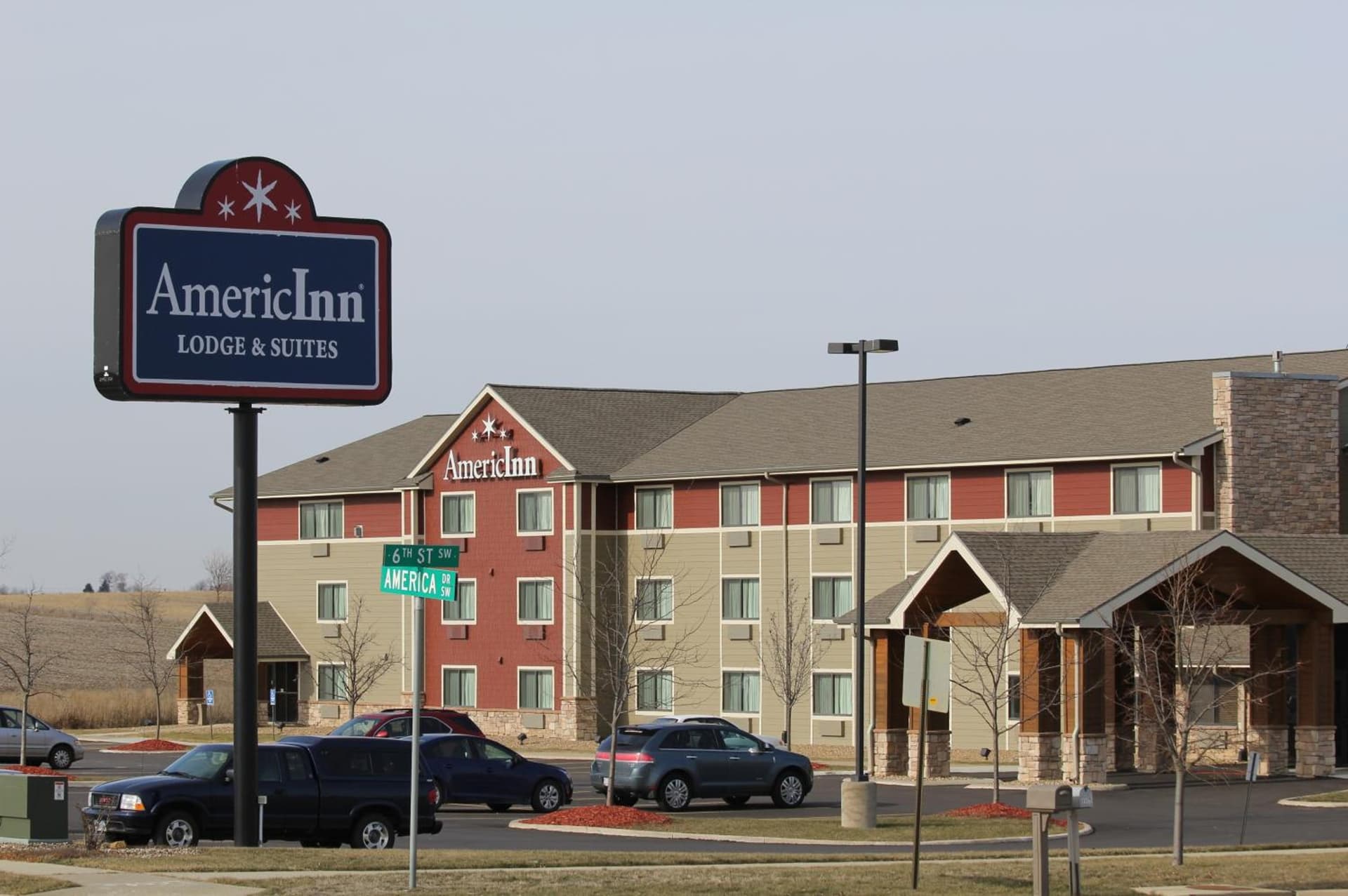 AmericInn by Wyndham Cedar Rapids Airport featured exterior or lobby in Cedar Rapids, IA — similar hotel