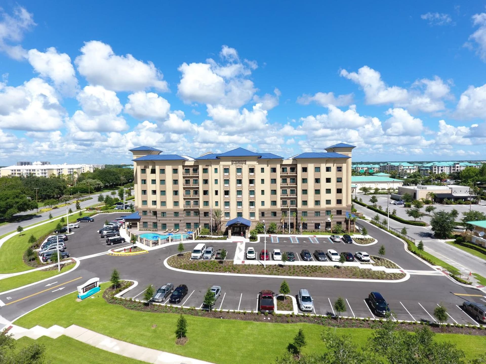 Staybridge Suites Orlando at SeaWorld by IHG - Free Breakfast & Shuttle to SeaWorld Parks featured exterior or lobby in Orlando, FL — similar hotel