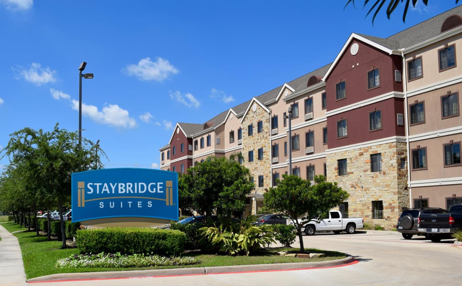 Staybridge Suites Houston Stafford - Sugar Land by IHG featured exterior or lobby in Stafford, TX — similar hotel