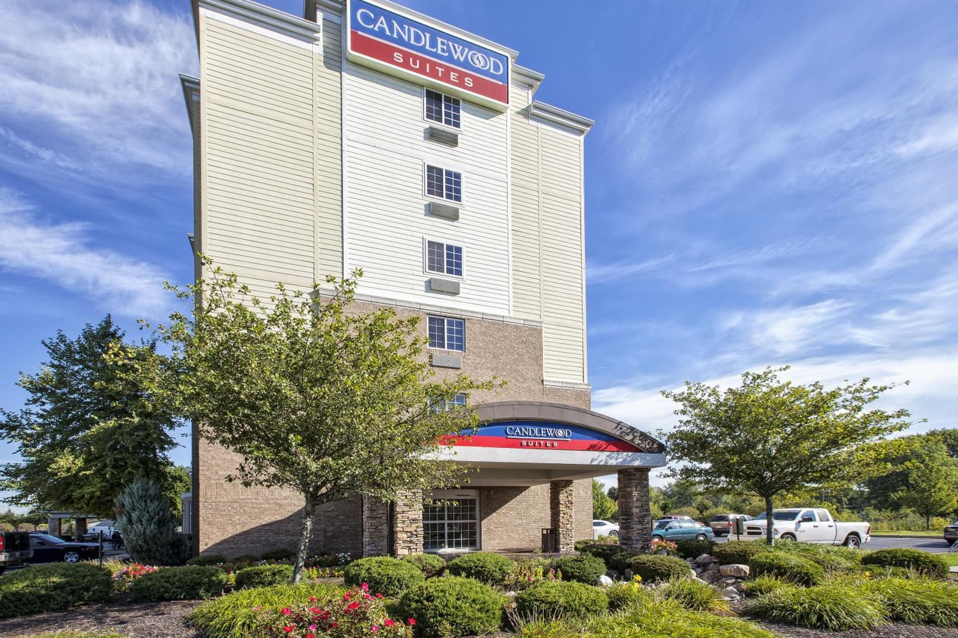Candlewood Suites Indianapolis Airport by IHG featured exterior or lobby in Indianapolis, IN — similar hotel