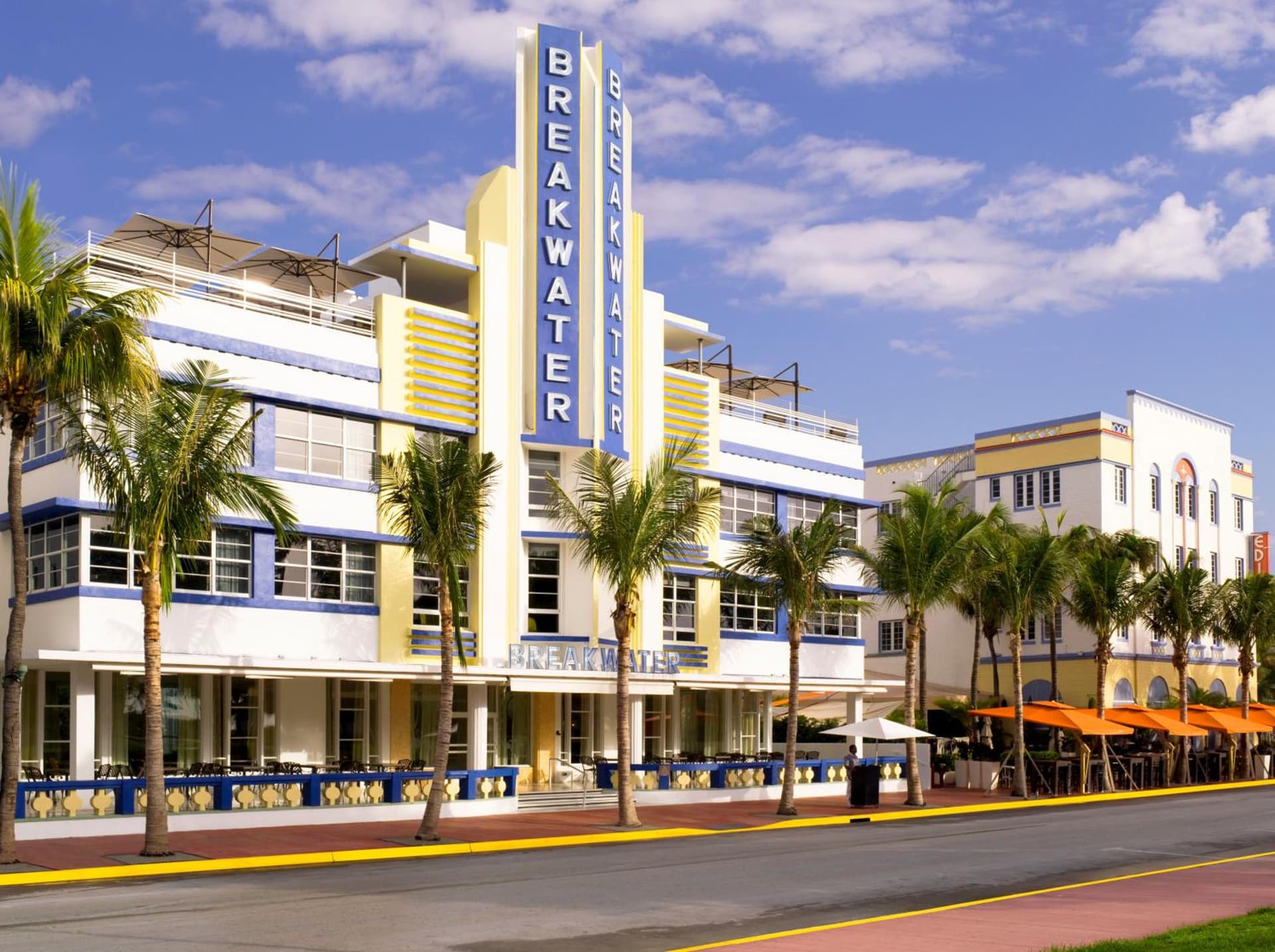 Hotel Breakwater South Beach exterior or lobby in Miami Beach, FL — main listing photo