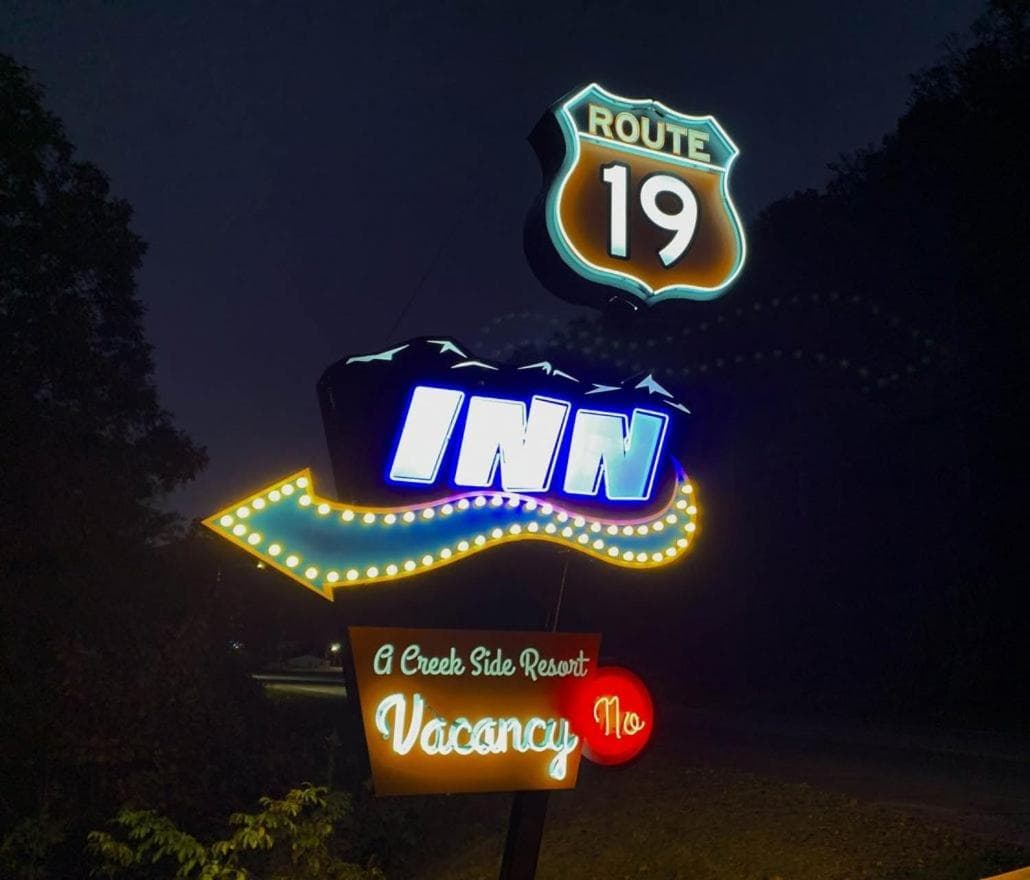 Route 19 Inn property views in Maggie Valley, NC — gallery photo 3