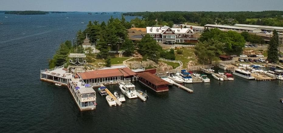 Bonnie Castle Resort & Marina property views in Alexandria Bay, NY — gallery photo 3
