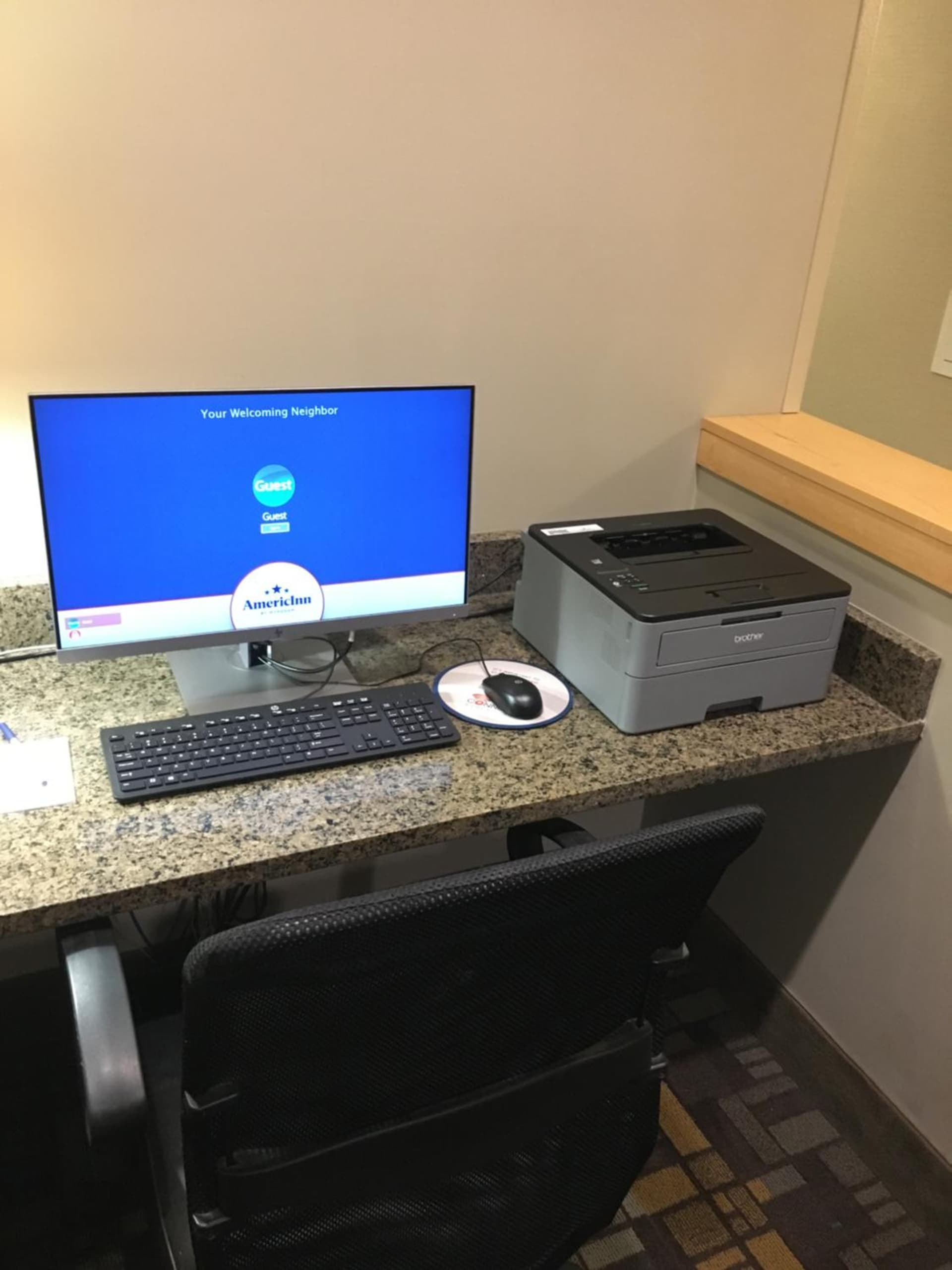 AmericInn by Wyndham Fairfield property views in Fairfield, IA — gallery photo 3