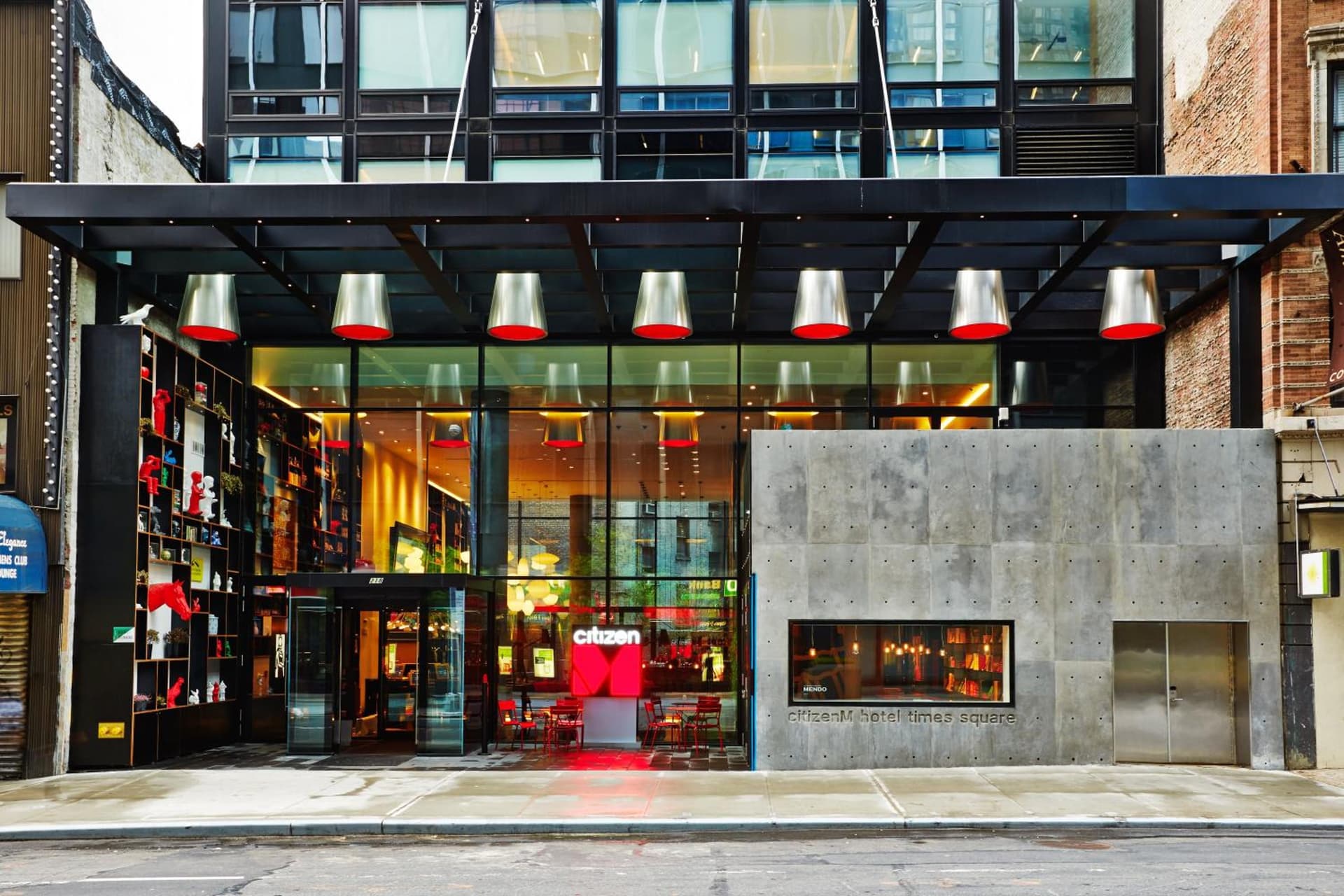 citizenM New York Times Square exterior or lobby in New York, NY — main listing photo