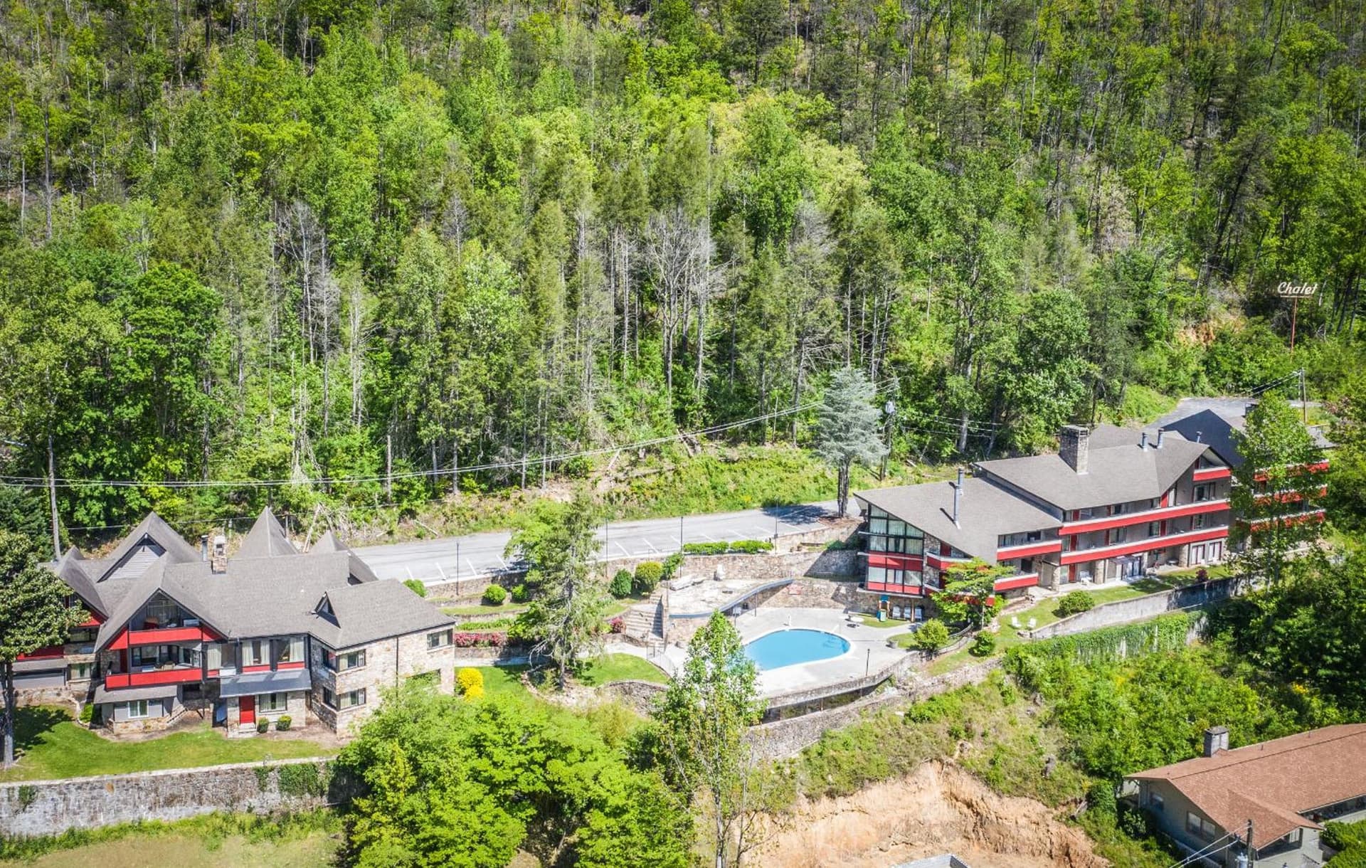 Fabulous Chalet Inn property views in Gatlinburg, TN — gallery photo 3