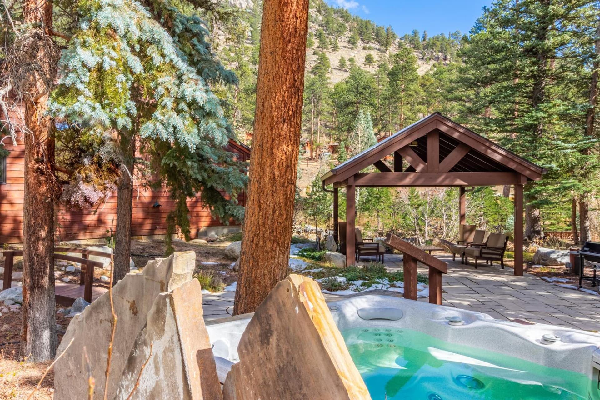 Boulder Brook on Fall River property views in Estes Park, CO — gallery photo 3