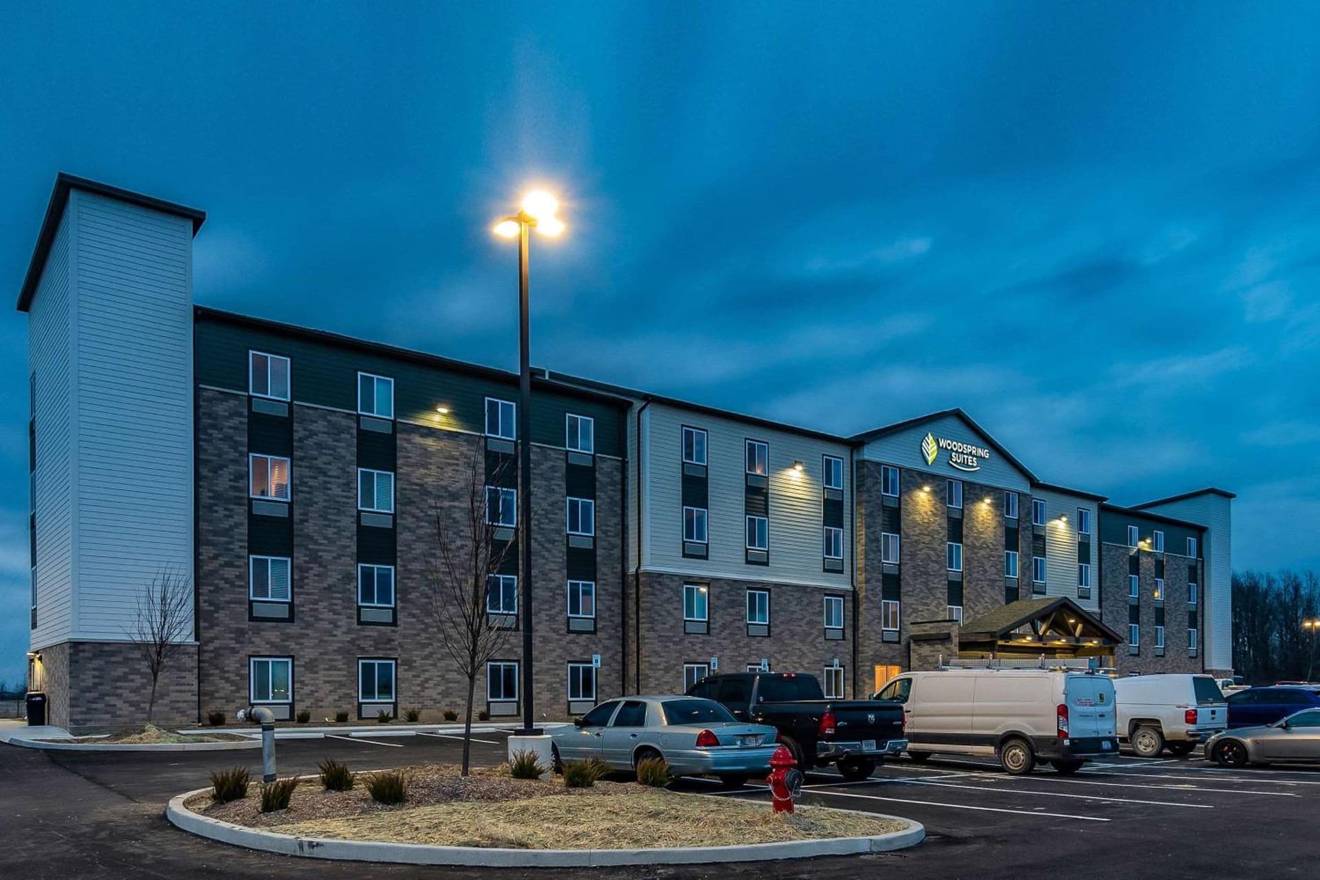WoodSpring Suites Indianapolis Zionsville property views in Whitestown, IN — gallery photo 3