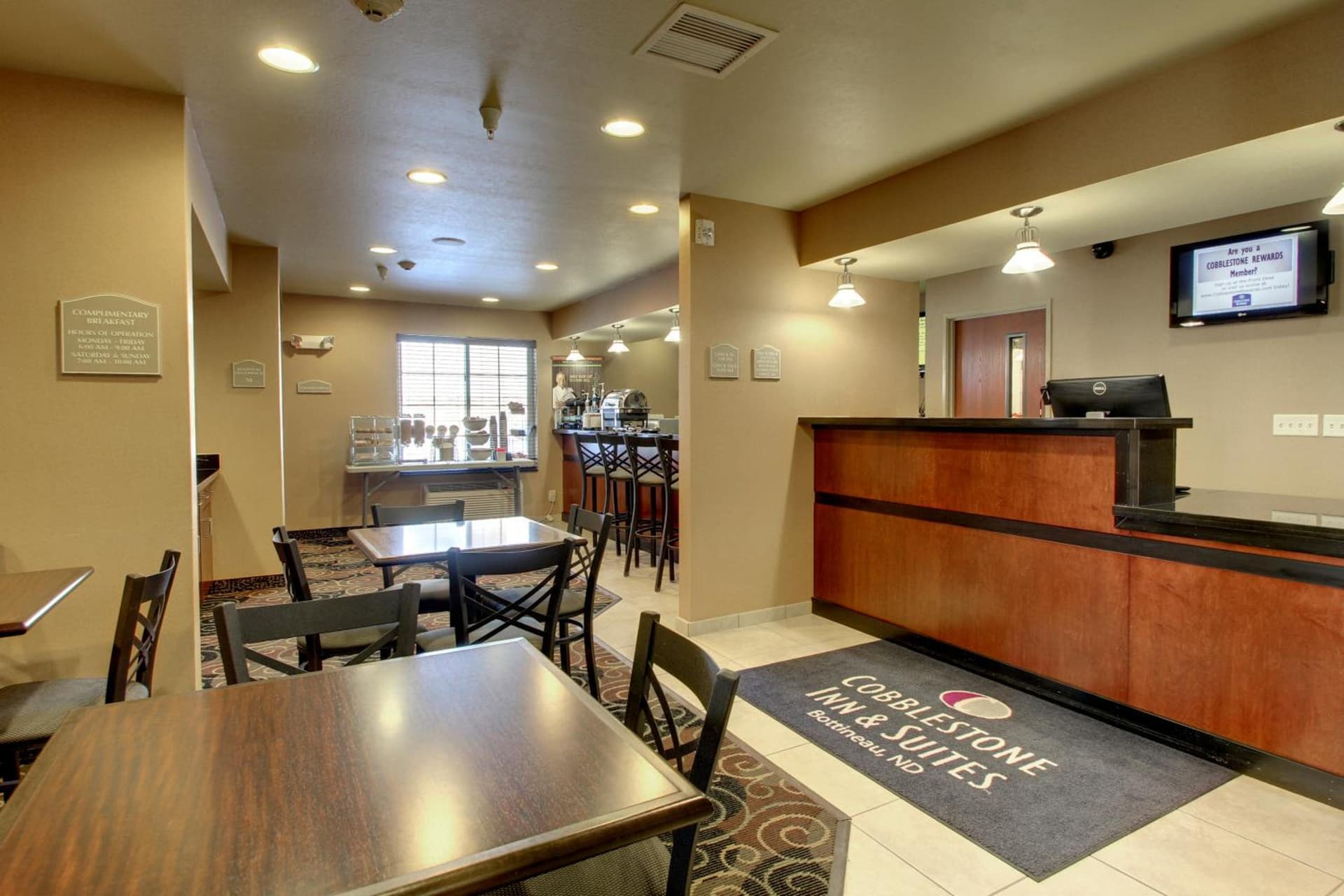 Cobblestone Inn & Suites - Bottineau property views in Bottineau, ND — gallery photo 3