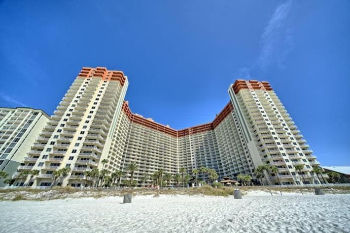 Deluxe Beachfront Studio, Shores of Panama, Oceanviews and Updated featured exterior or lobby in Panama City Beach, FL — similar hotel