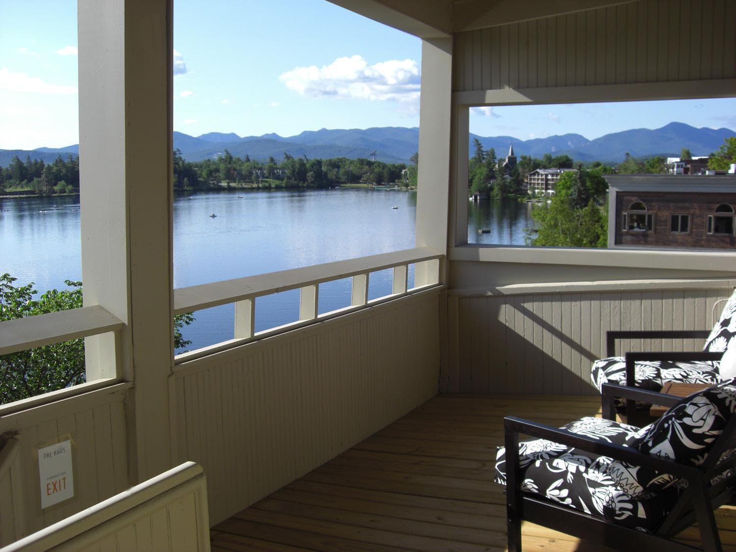 The Haus on Mirror Lake property views in Lake Placid, NY — gallery photo 3