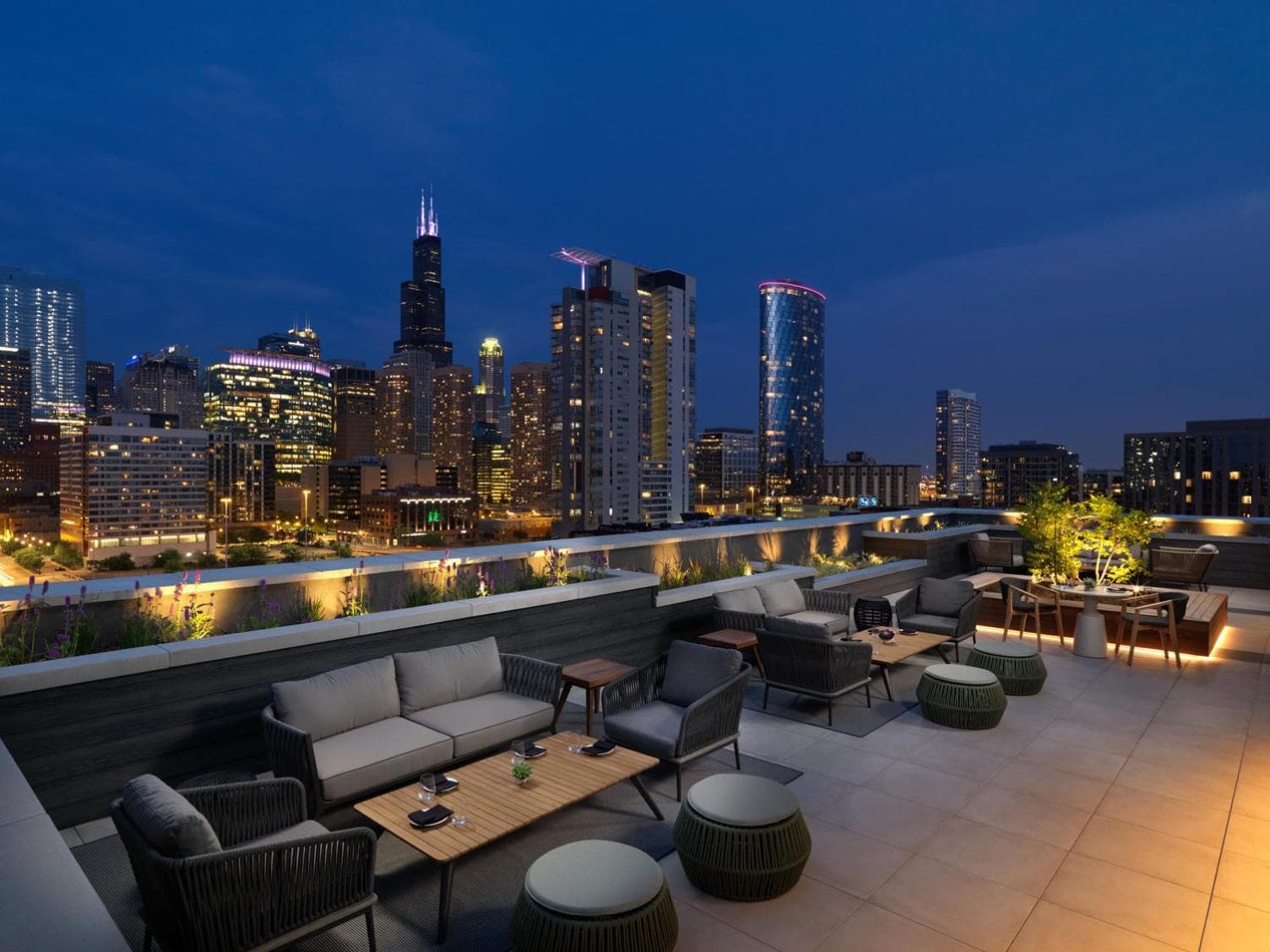Nobu Hotel Chicago property views in Chicago, IL — gallery photo 3