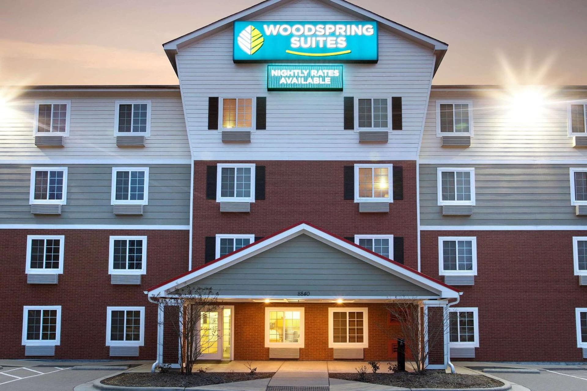 WoodSpring Suites Raleigh Northeast Wake Forest featured exterior or lobby in Raleigh, NC — similar hotel