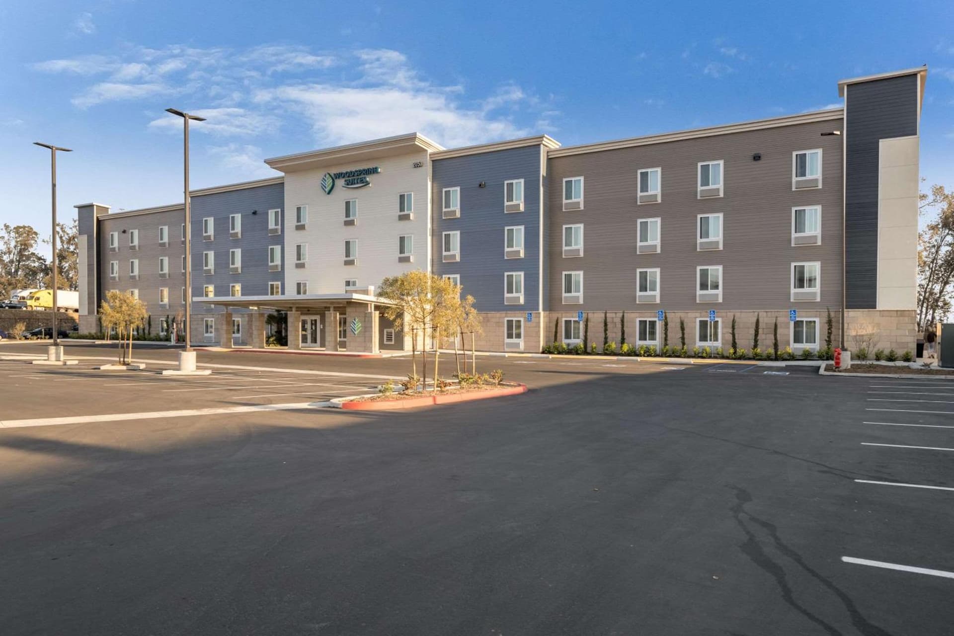 WoodSpring Suites Colton property views in Colton, CA — gallery photo 3