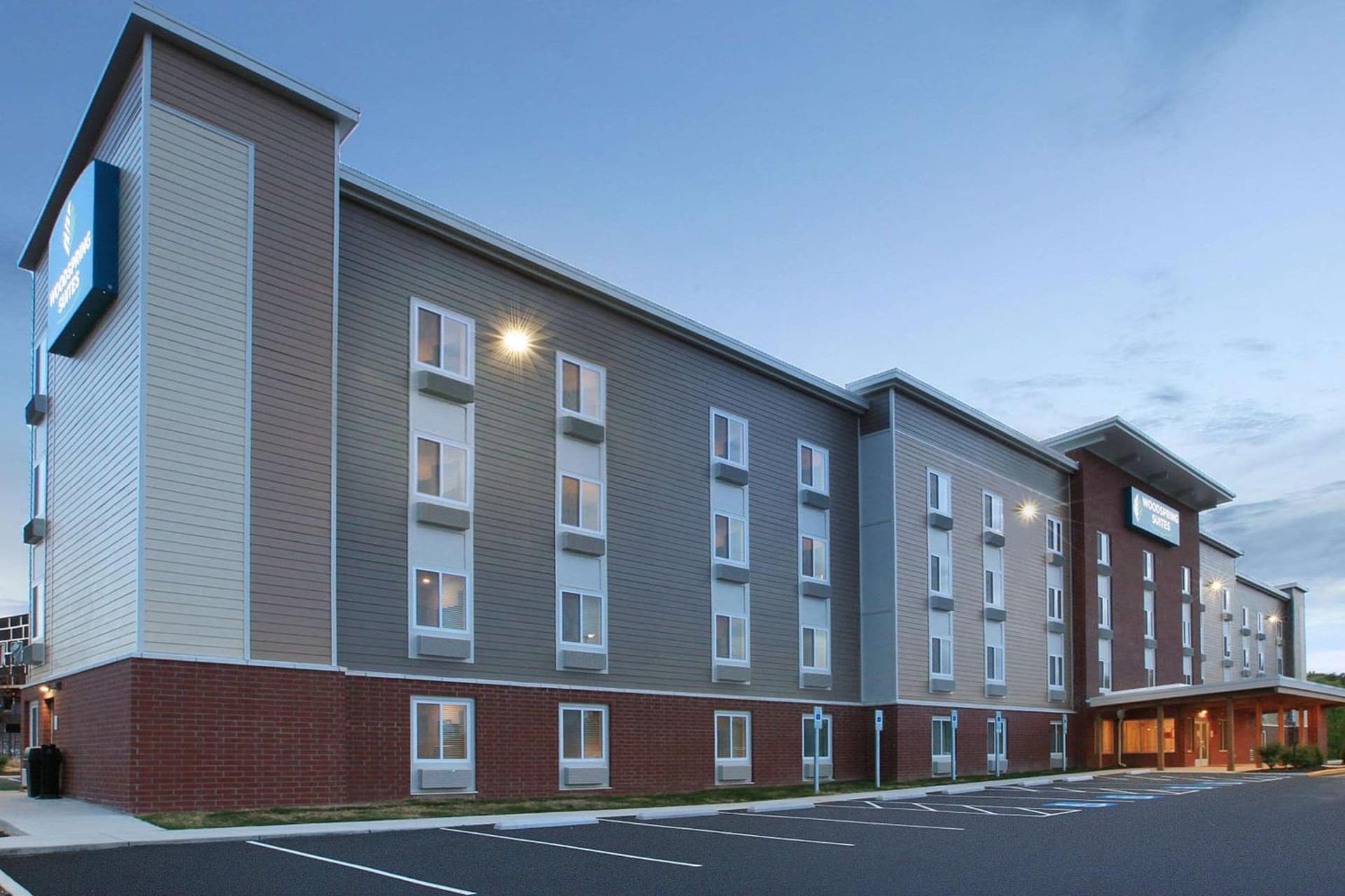 WoodSpring Suites Quantico property views in Stafford, VA — gallery photo 3