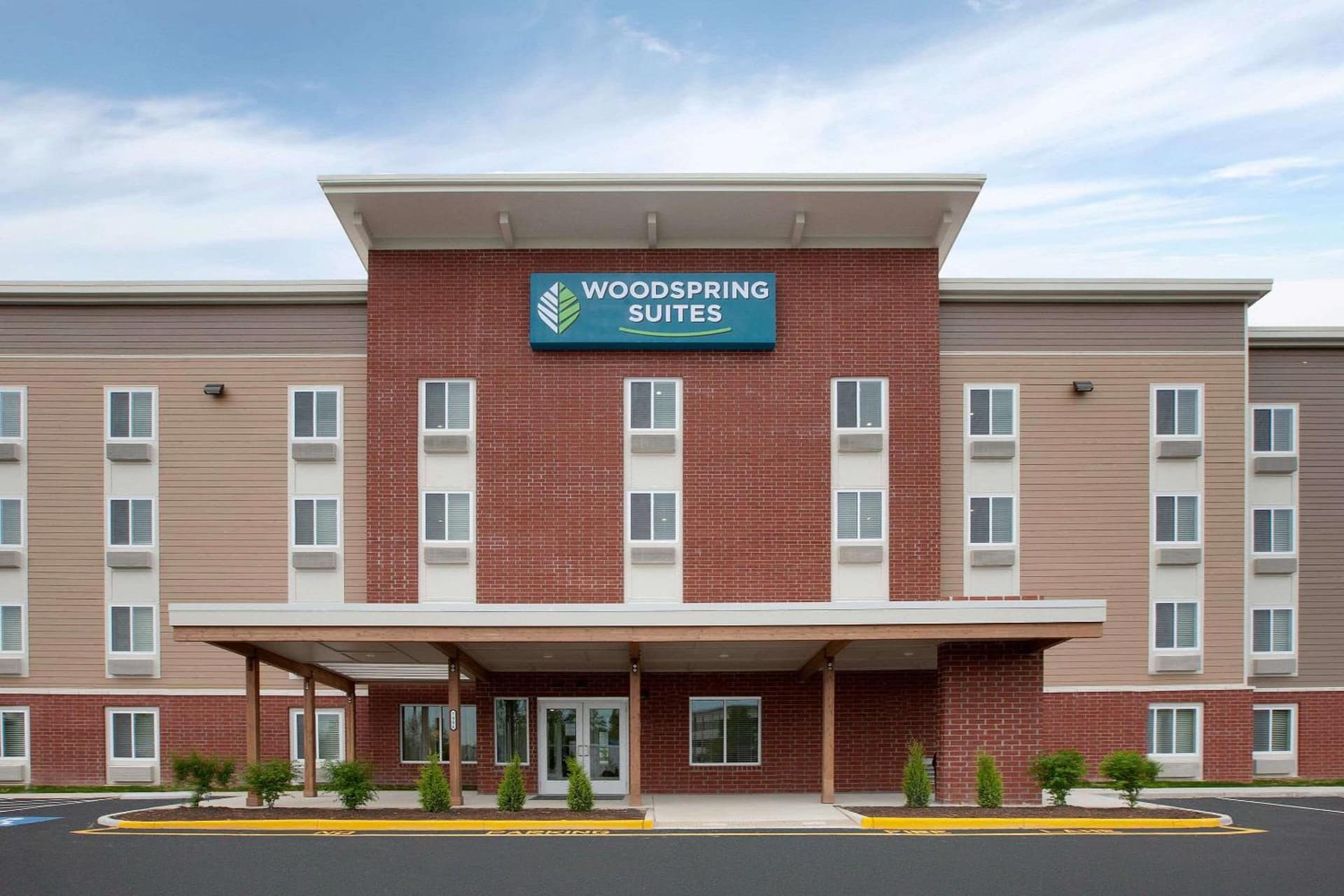 WoodSpring Suites Quantico featured exterior or lobby in Stafford, VA — similar hotel