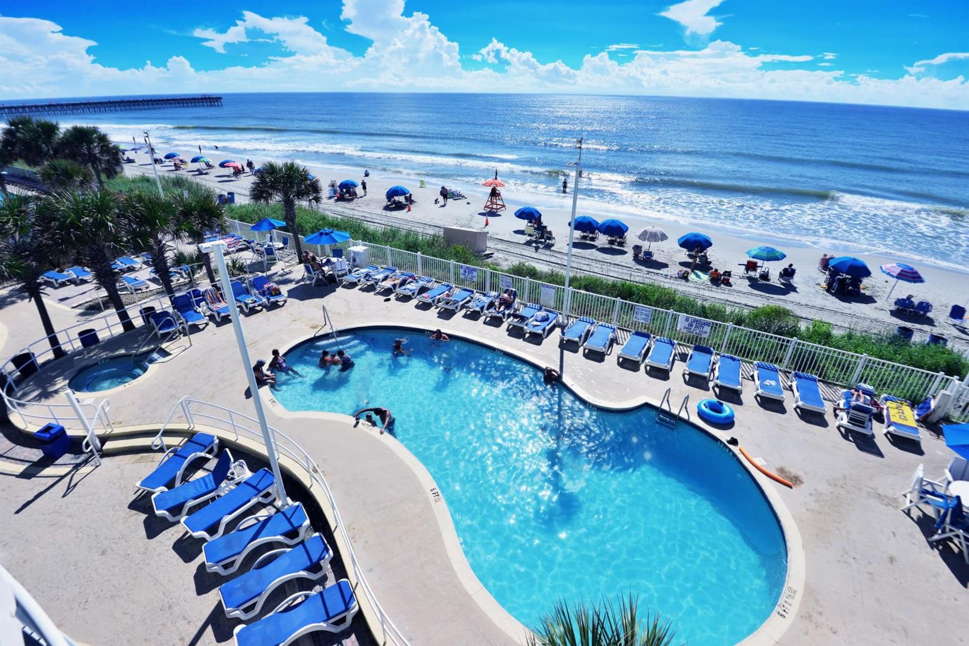 Deluxe Ocean Front Two-Bedroom Condo in Sandy Beach Resort property views in Myrtle Beach, SC — gallery photo 3