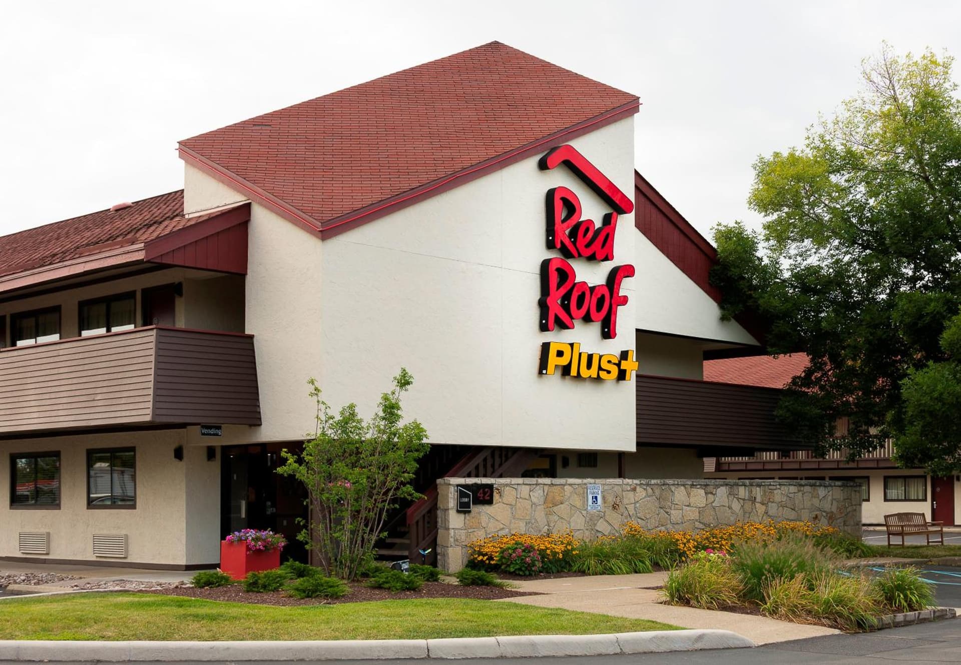 Red Roof Inn PLUS+ Pittsburgh South - Airport featured exterior or lobby in Pittsburgh, PA — similar hotel