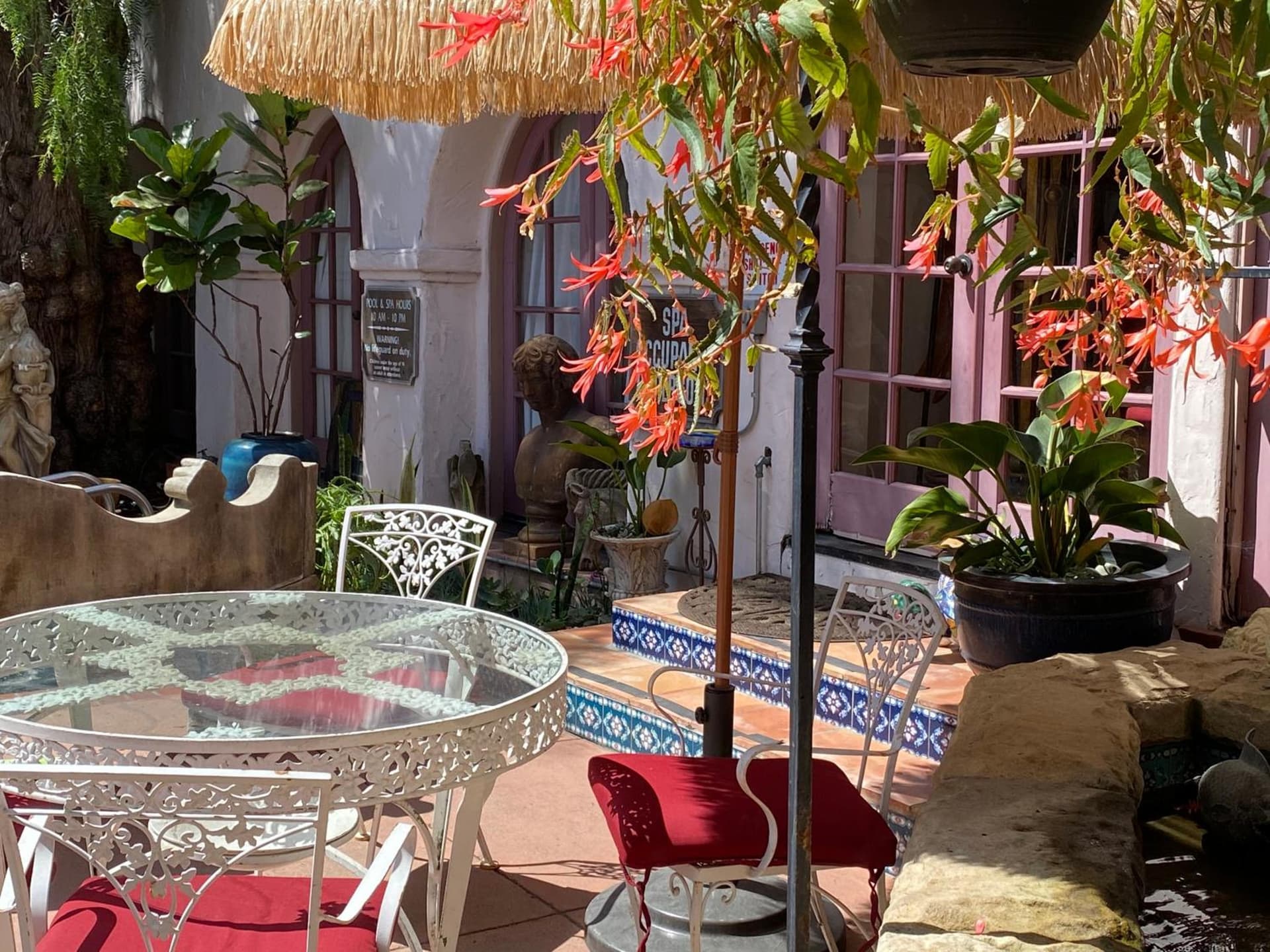 Villa Rosa Inn property views in Santa Barbara, CA — gallery photo 3