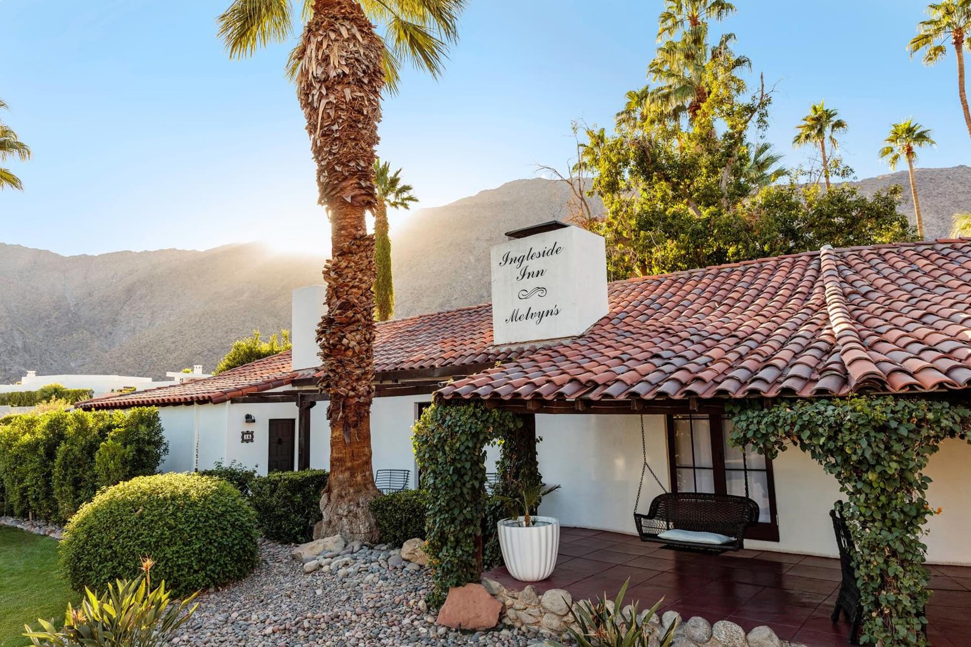 Ingleside Estate Hotel & Bungalows- Adults Only featured exterior or lobby in Palm Springs, CA — similar hotel
