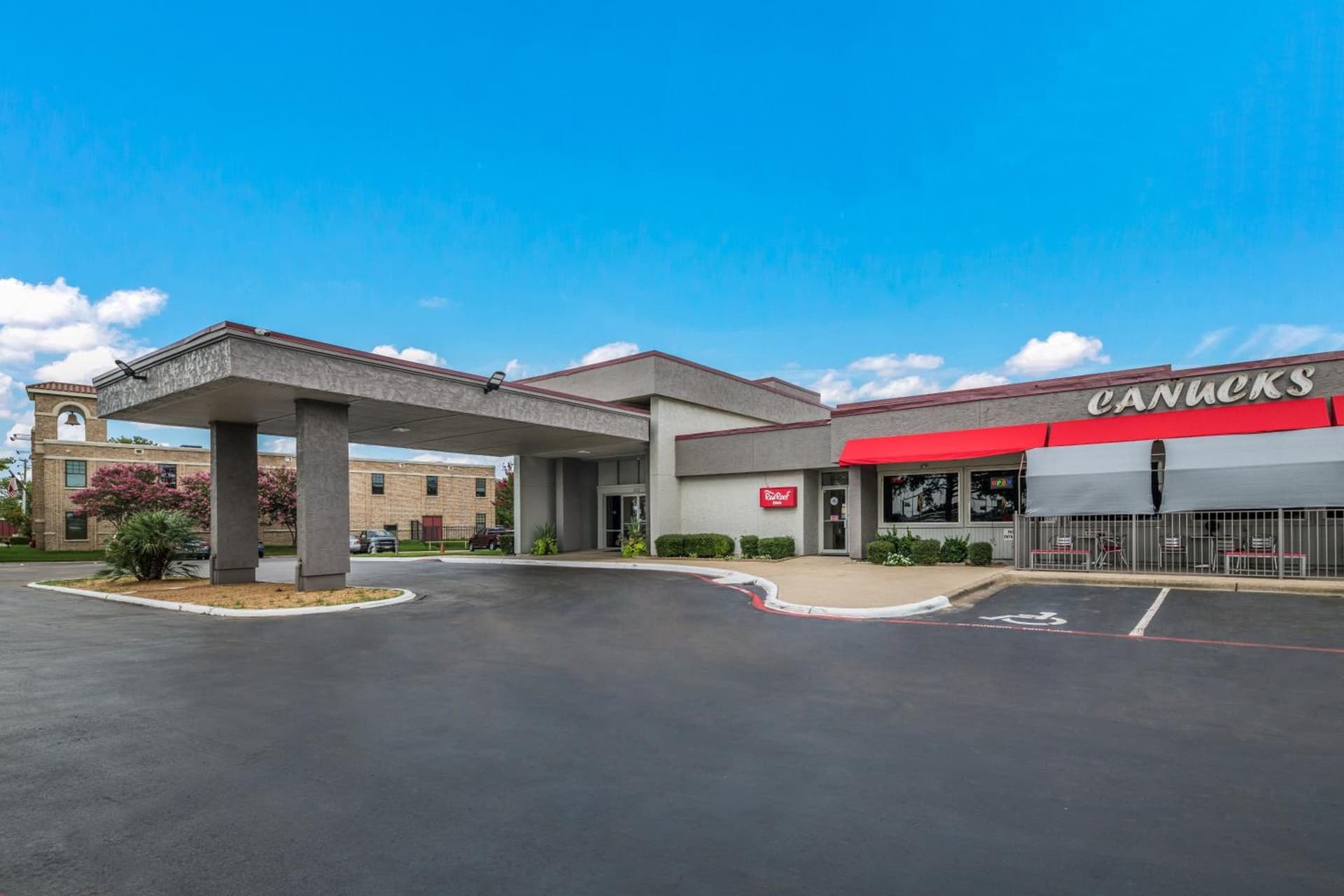 Red Roof Inn Lewisville featured exterior or lobby in Lewisville, TX — similar hotel