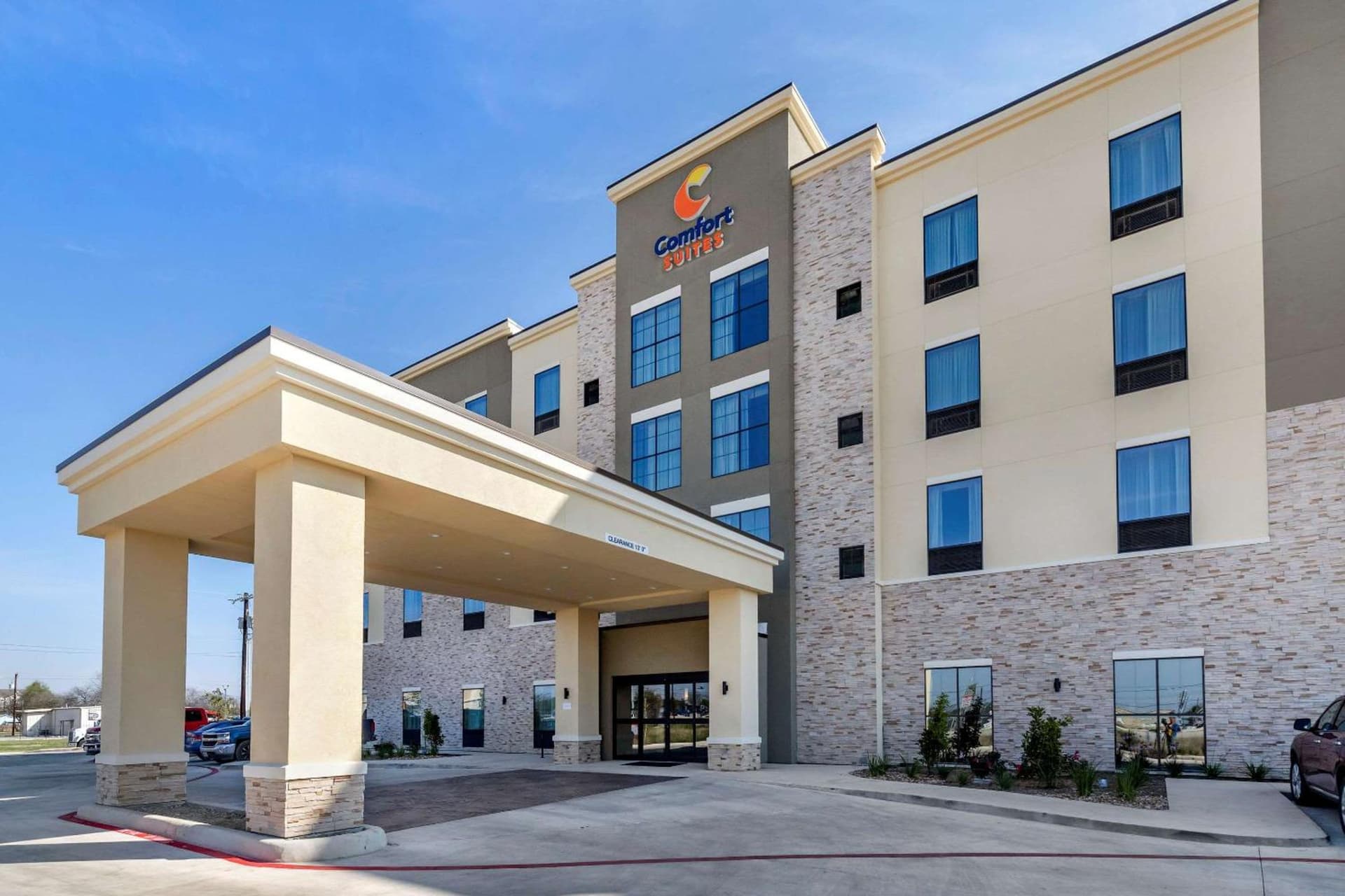 Comfort Suites San Antonio Ft Sam Houston-SAMMC Area featured exterior or lobby in San Antonio, TX — similar hotel