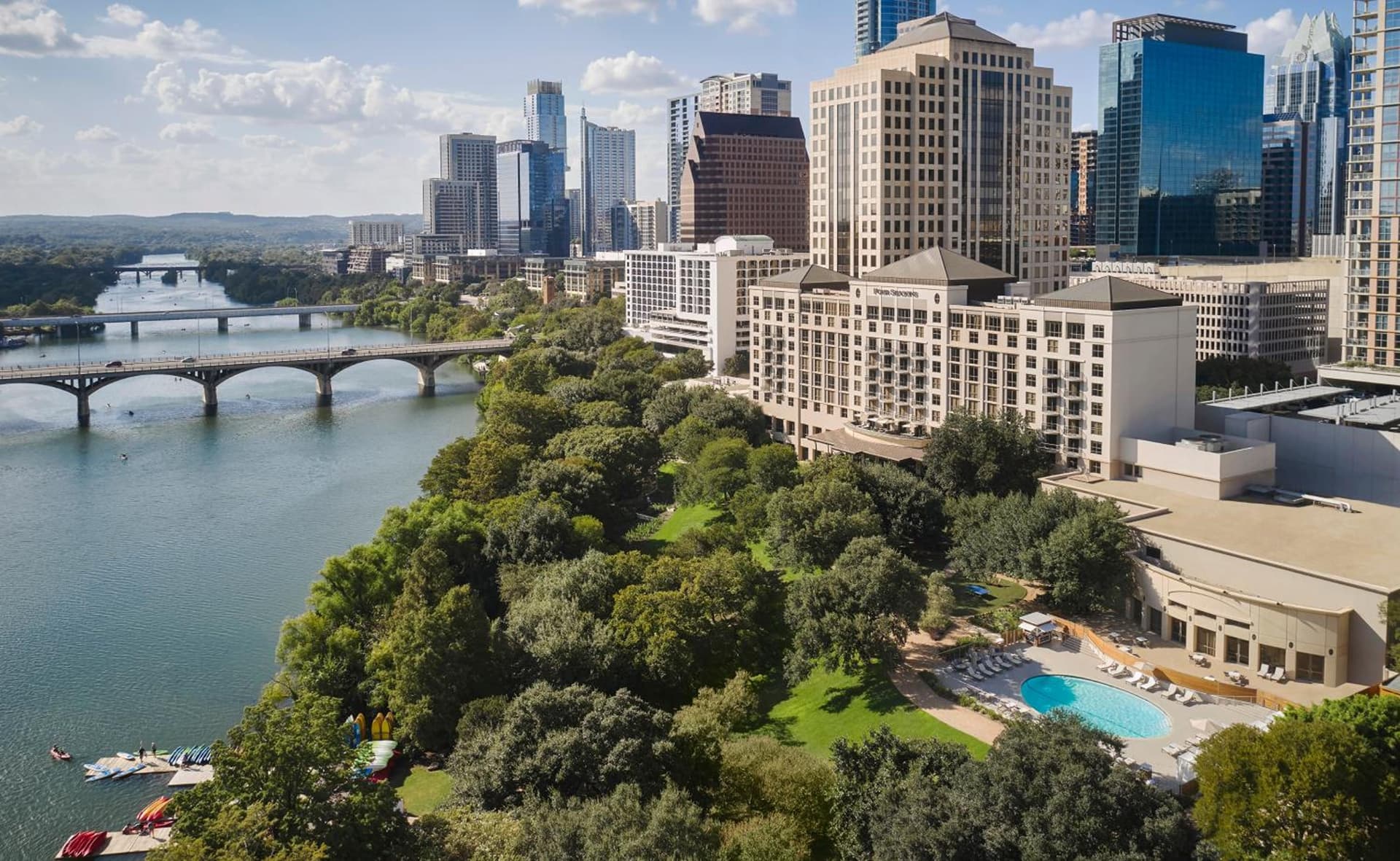 Four Seasons Hotel Austin featured exterior or lobby in Austin, TX — similar hotel