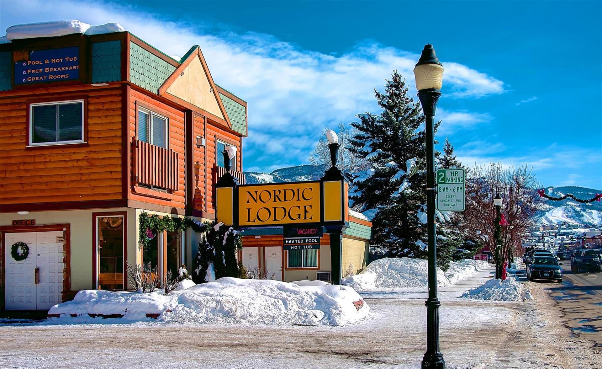 Nordic Lodge property views in Steamboat Springs, CO — gallery photo 3