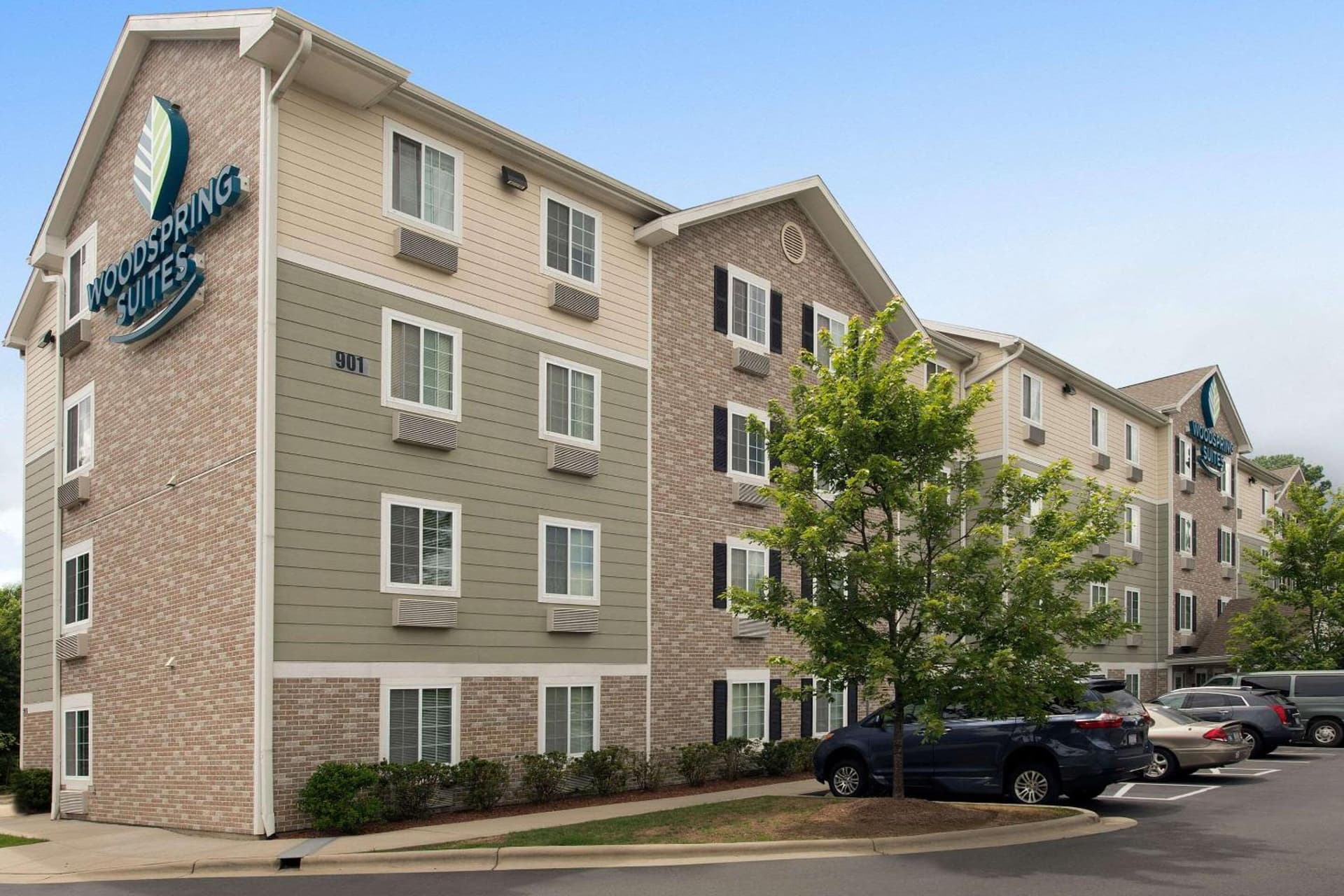 WoodSpring Suites Raleigh Apex property views in Apex, NC — gallery photo 3