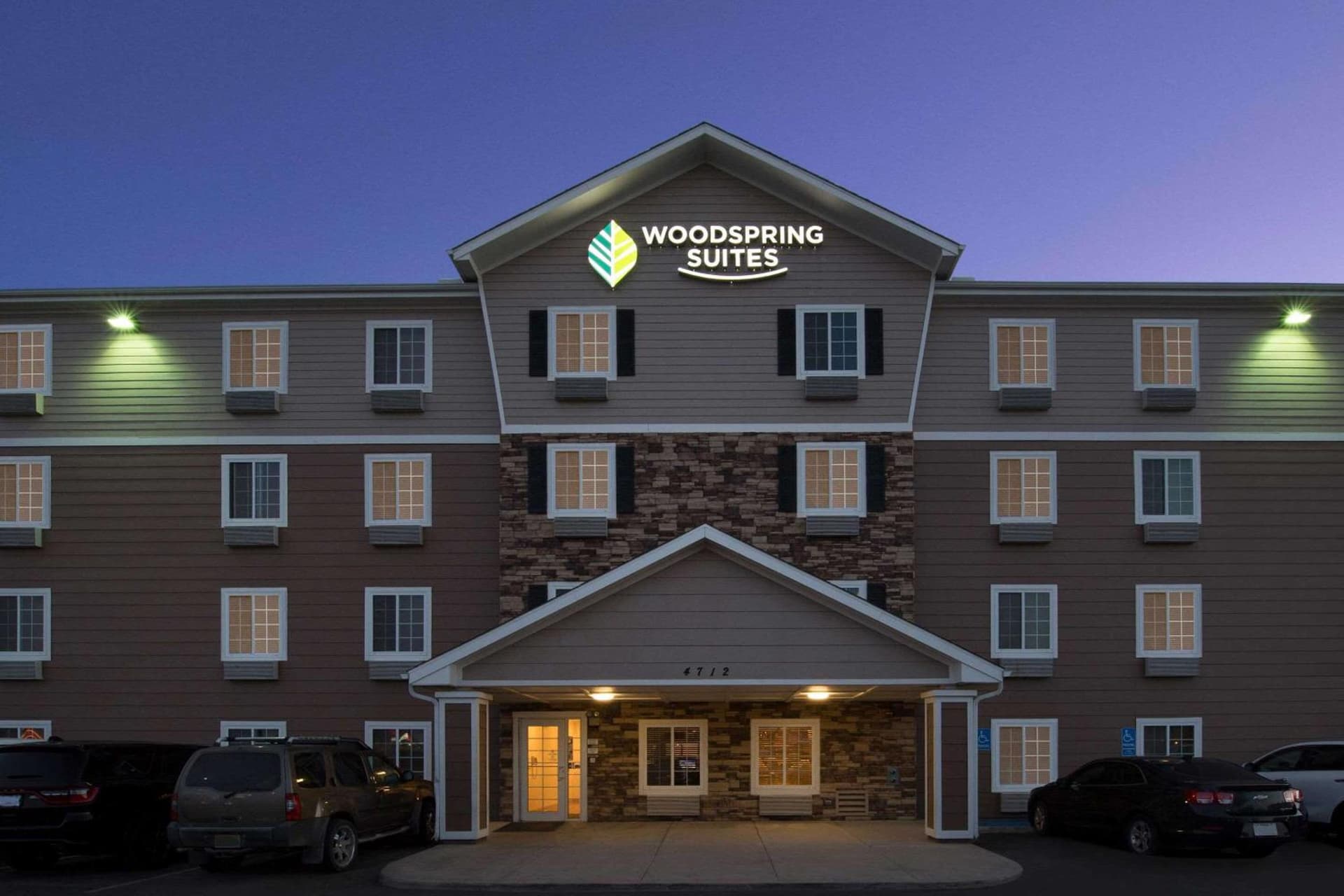 WoodSpring Suites Midland property views in Midland, TX — gallery photo 3