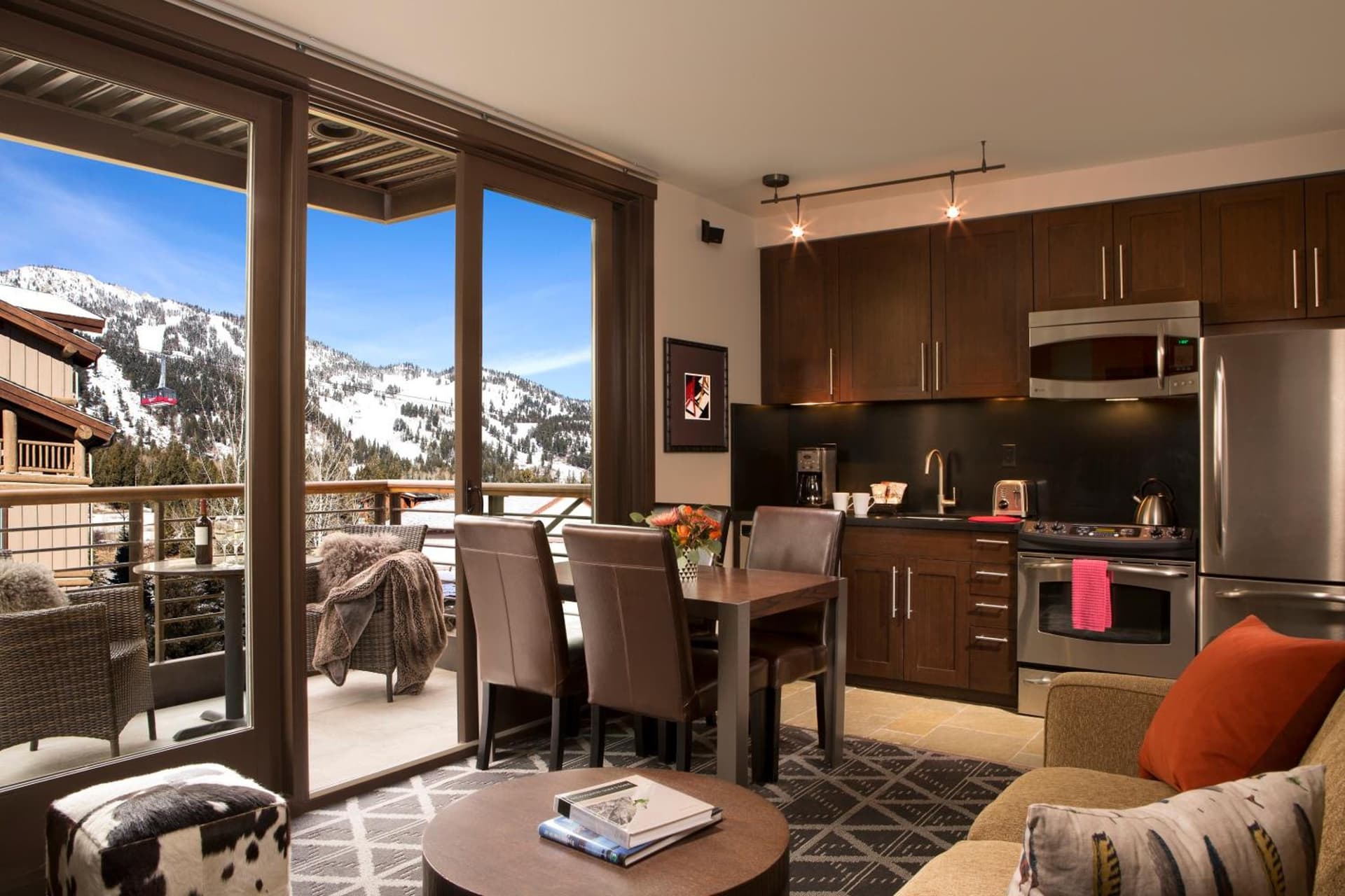 Hotel Terra Jackson Hole, a Noble House Resort property views in Teton Village, WY — gallery photo 3