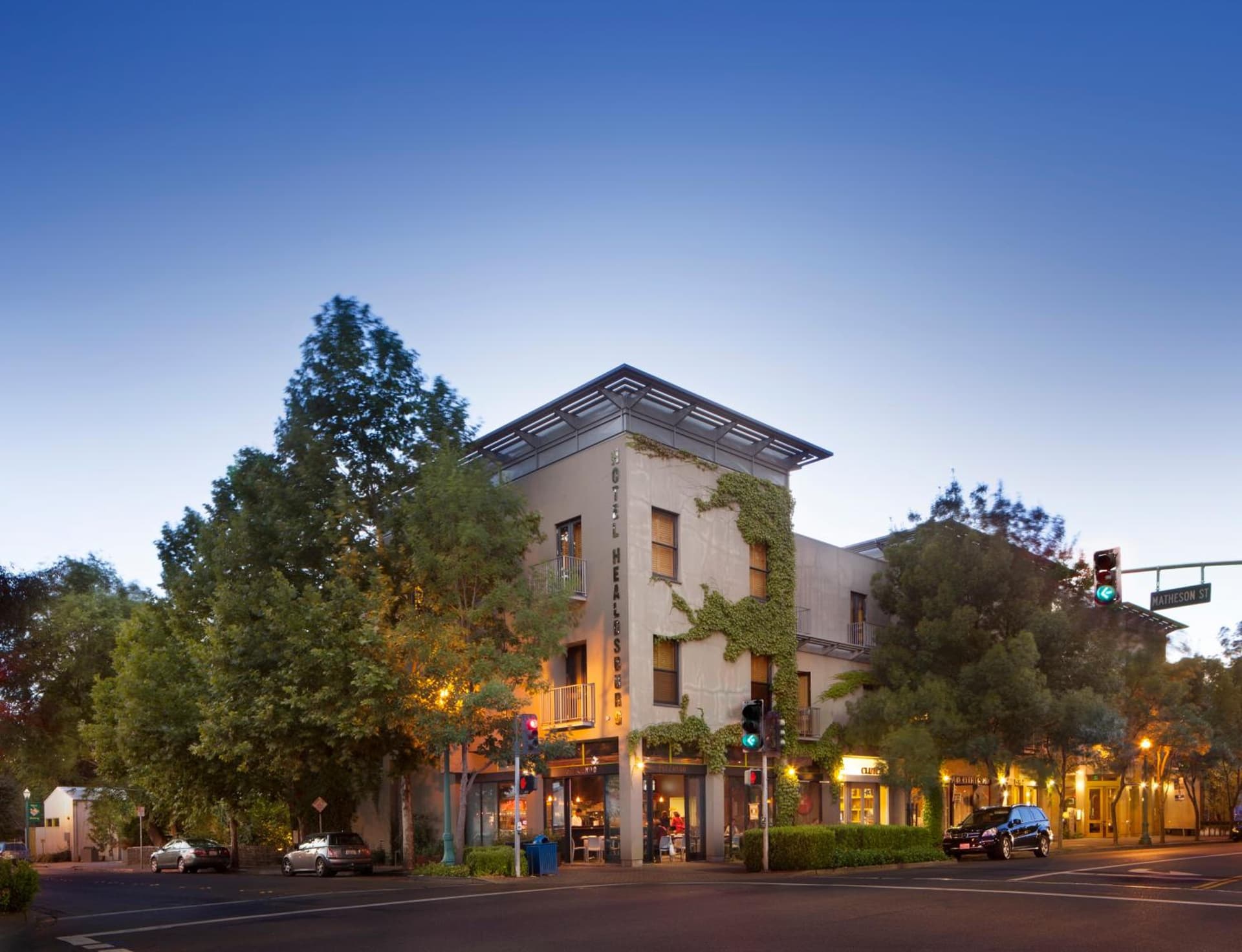 Hotel Healdsburg property views in Healdsburg, CA — gallery photo 3