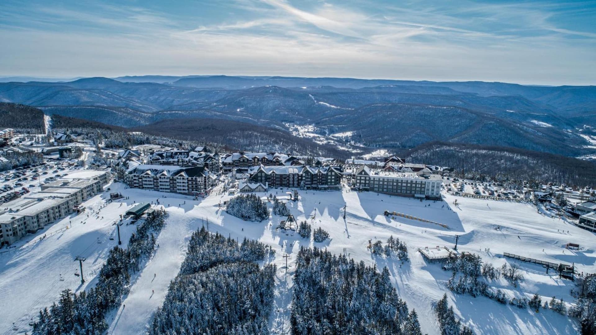 Allegheny Spg - Cozy Condo Ski from our patio property views in Dunmore — gallery photo 3