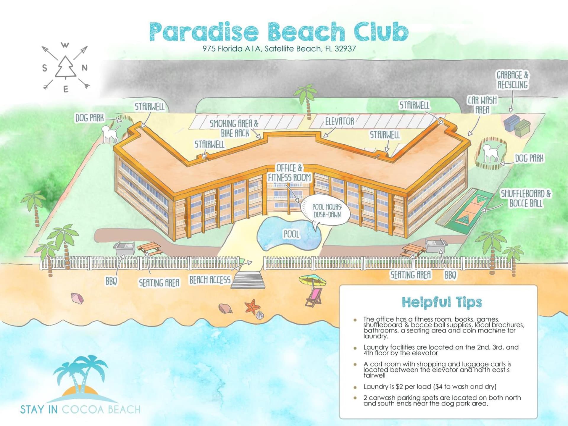Paradise Beach Club - Oceanfront and Penthouse property views in Satellite Beach, FL — gallery photo 3