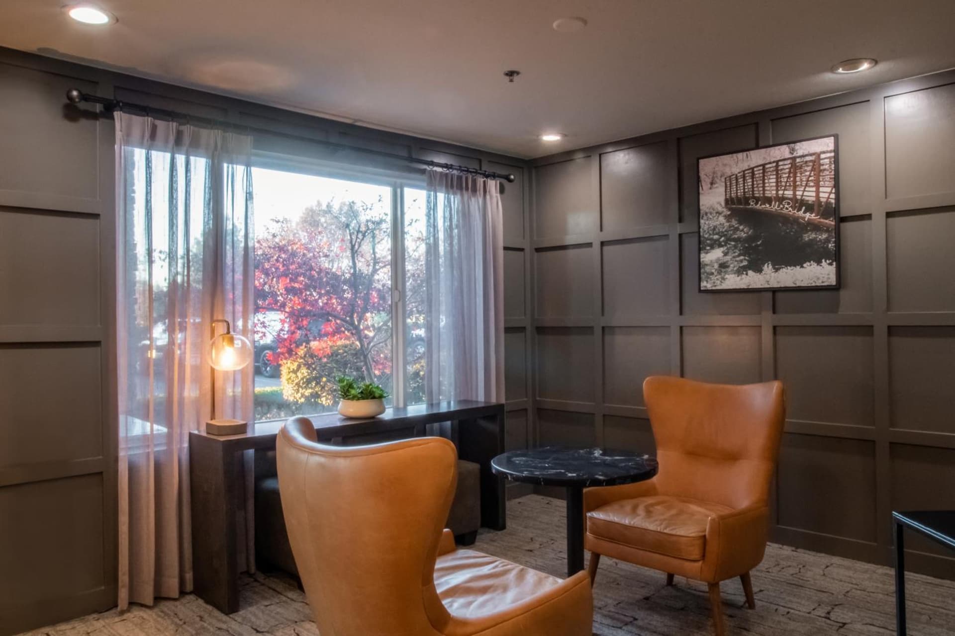 Oxford Suites Chico property views in Chico, CA — gallery photo 3