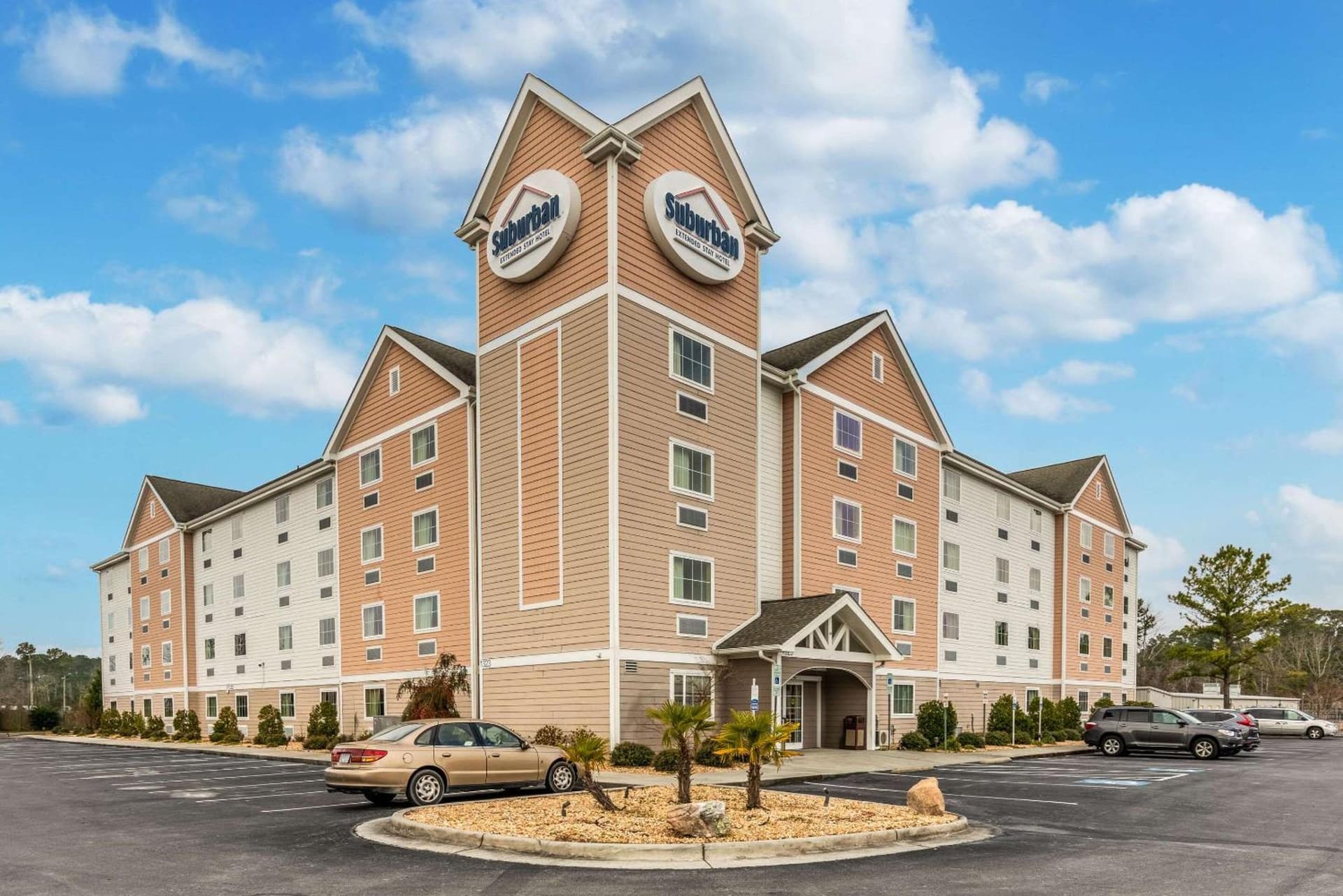 Suburban Studios Near Camp Lejeune exterior or lobby in Jacksonville, NC — main listing photo