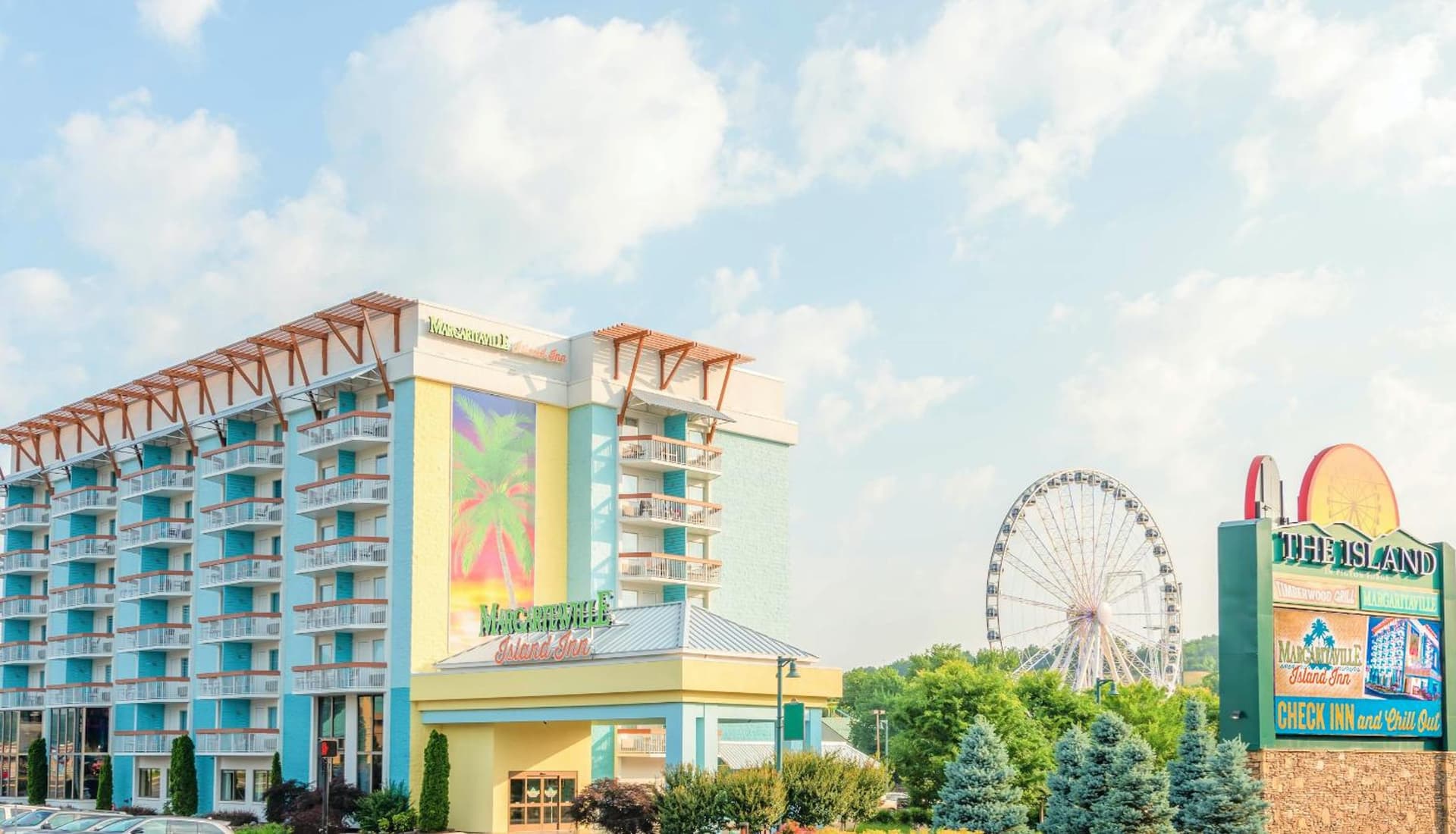 Margaritaville Island Inn featured exterior or lobby in Pigeon Forge, TN — similar hotel