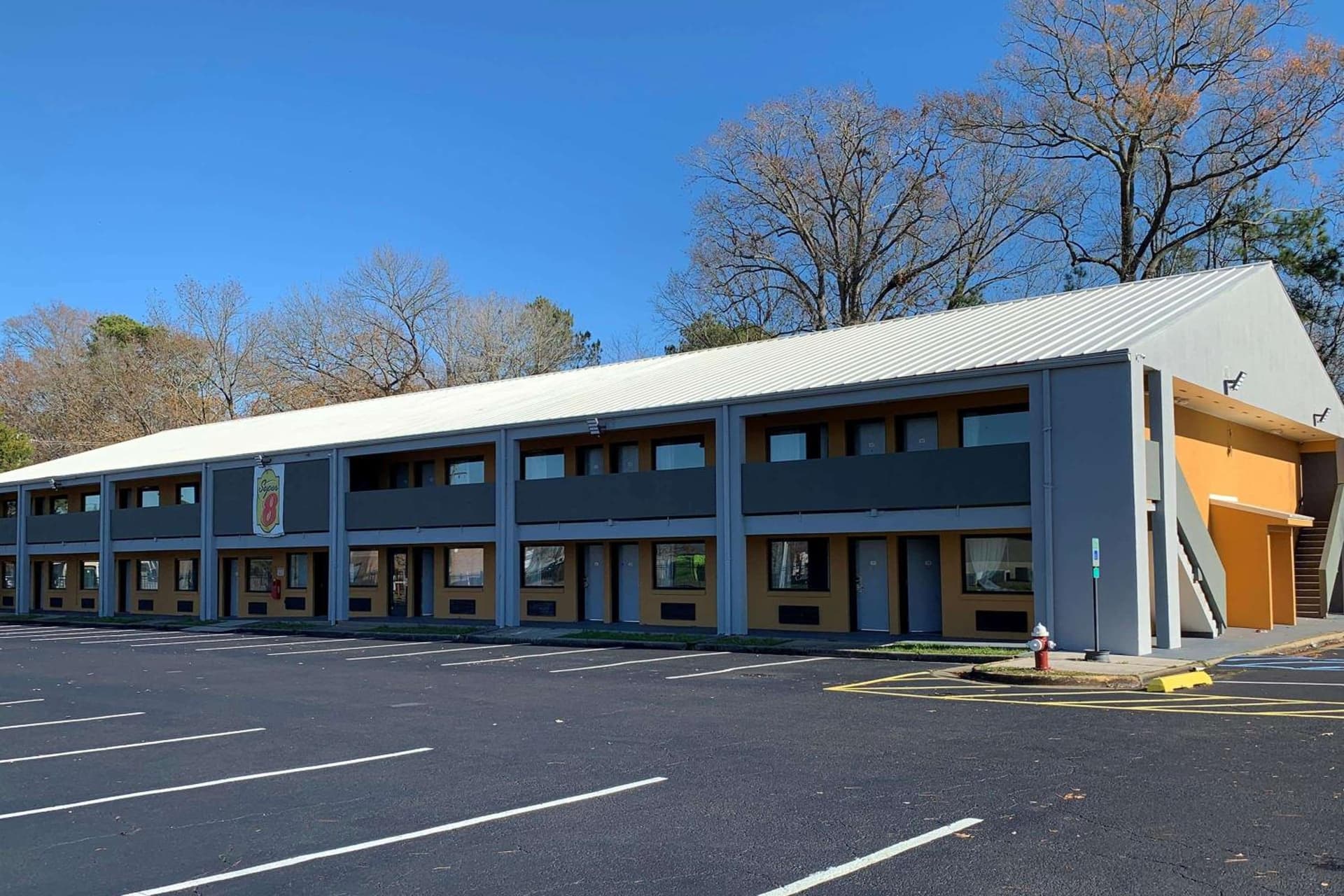 Super 8 by Wyndham Newport News featured exterior or lobby in Newport News, VA — similar hotel